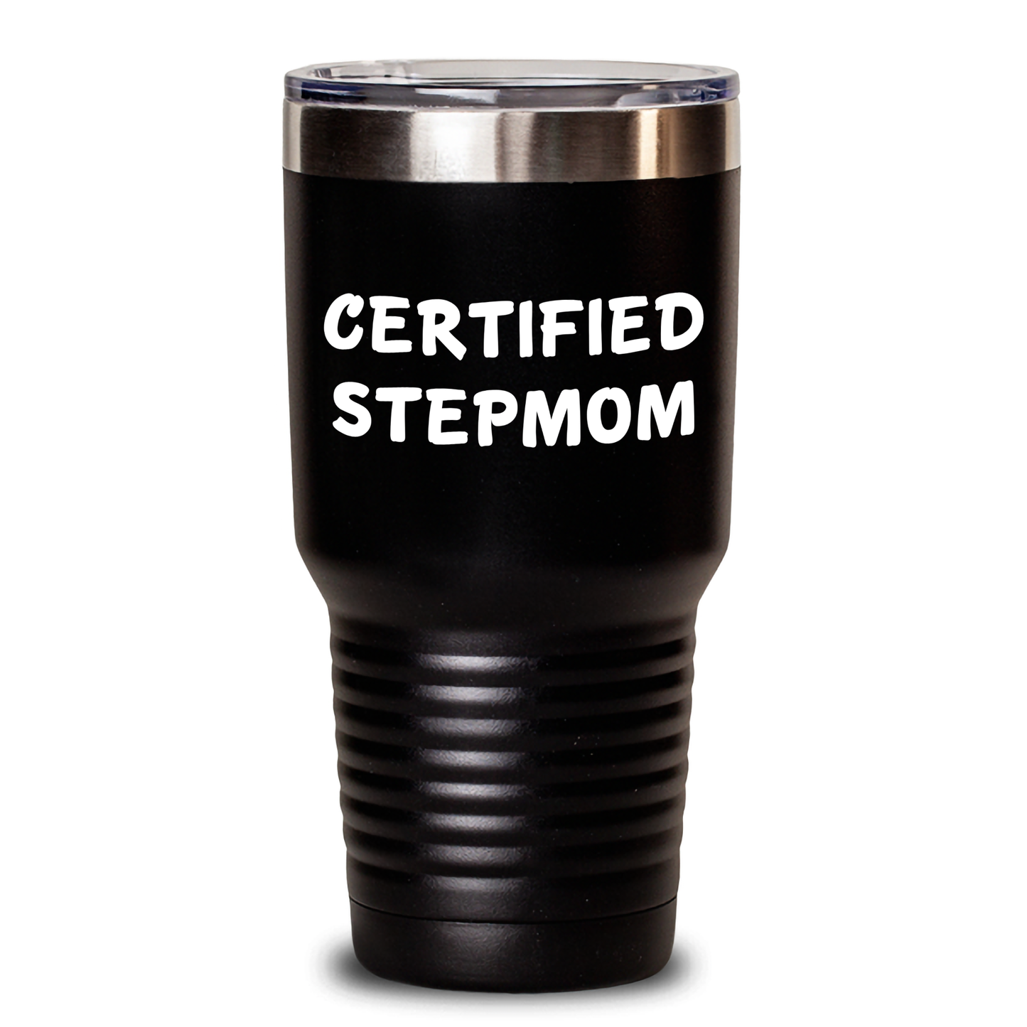 Funny Stepmom Gifts from Friends for Graduation Unique Stepmom Tumbler 'Certified Stepmom' - Main