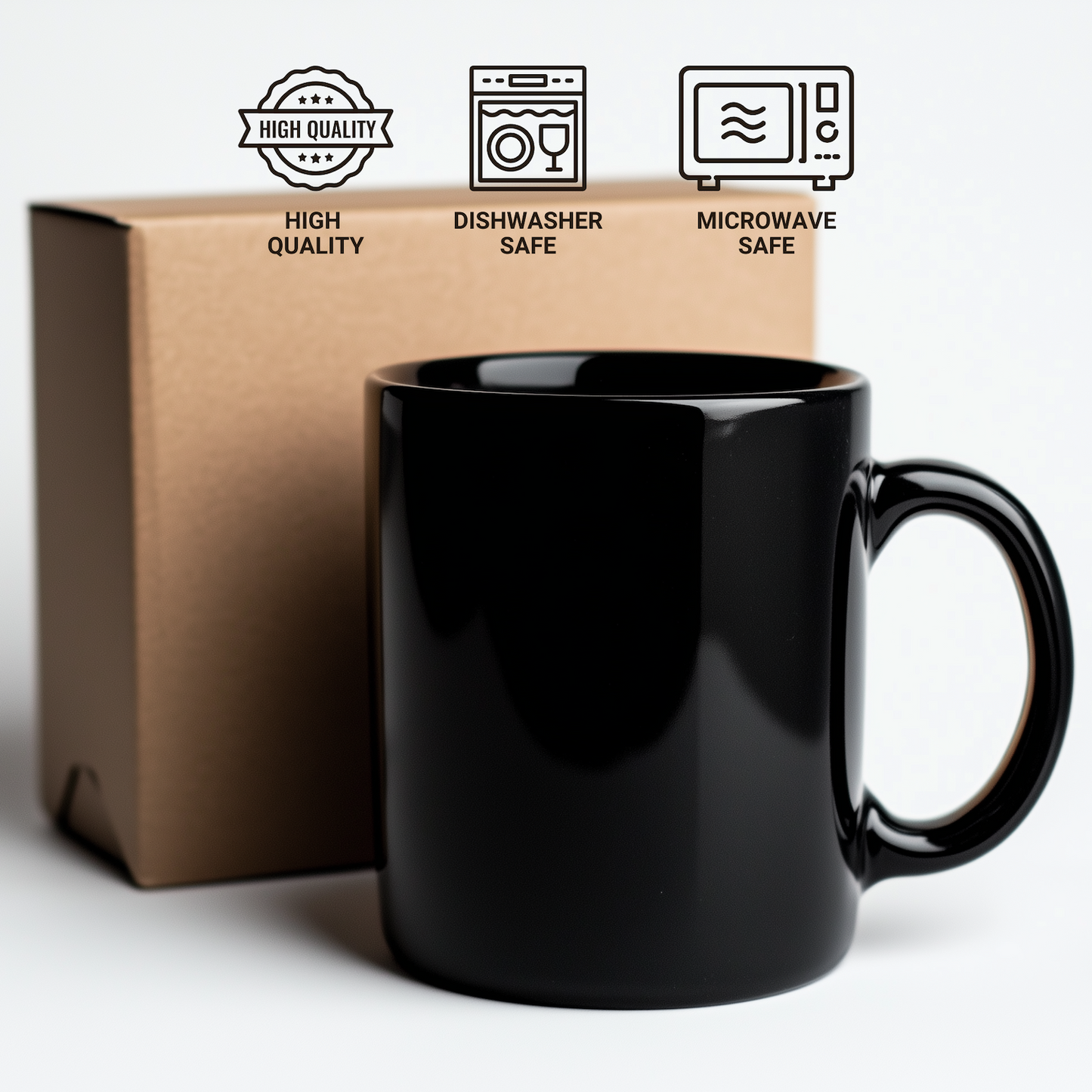 Funny Maintenance Worker Gifts, Unique Black Coffee Mug for Dad's Special Day - 'I'm Not Perfect But...' - Additional