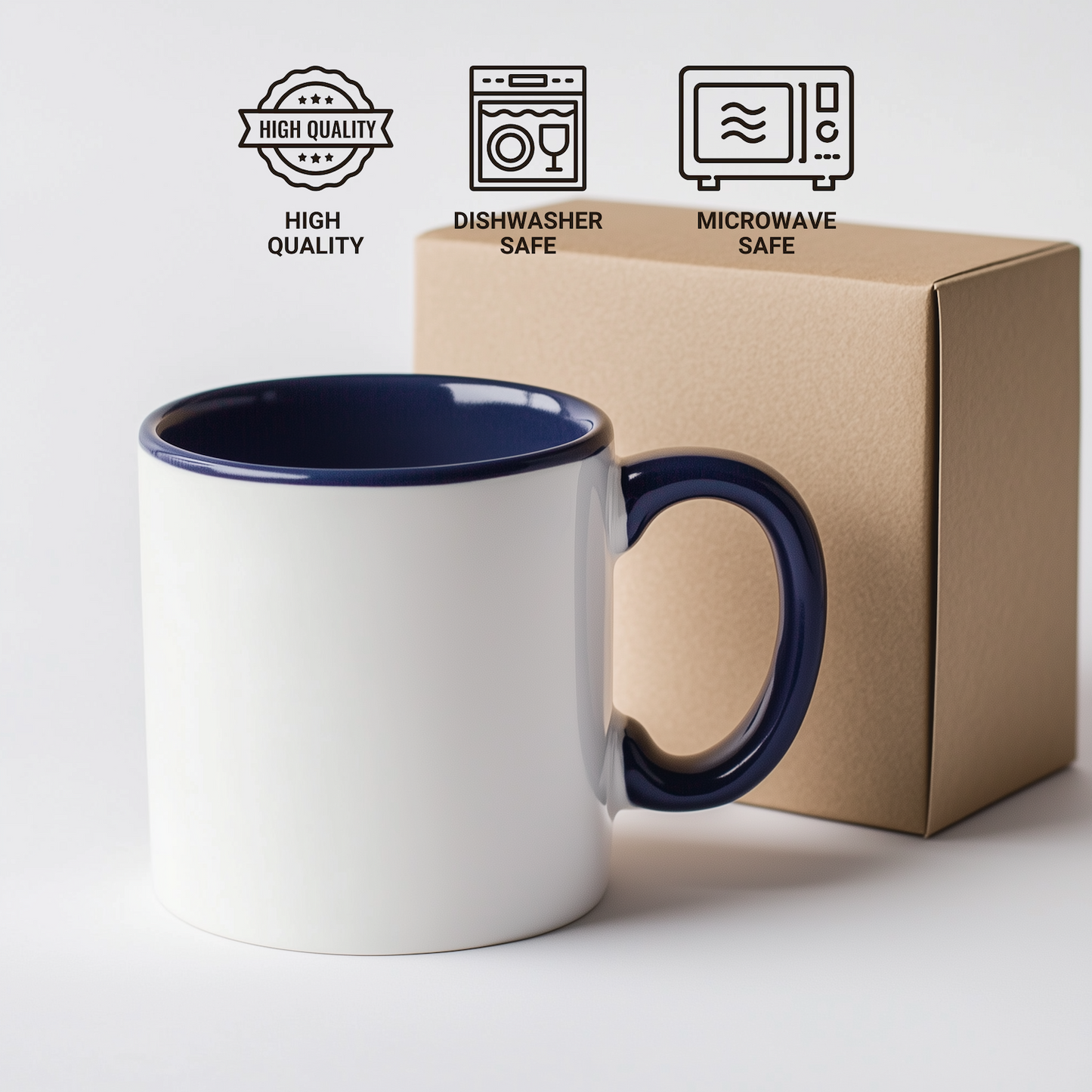 Funny Crane Operator Gifts for Dad - Crane Operator By Day, World's Best Dad By Night. Two Tone Coffee Mug for Father's Day - Additional
