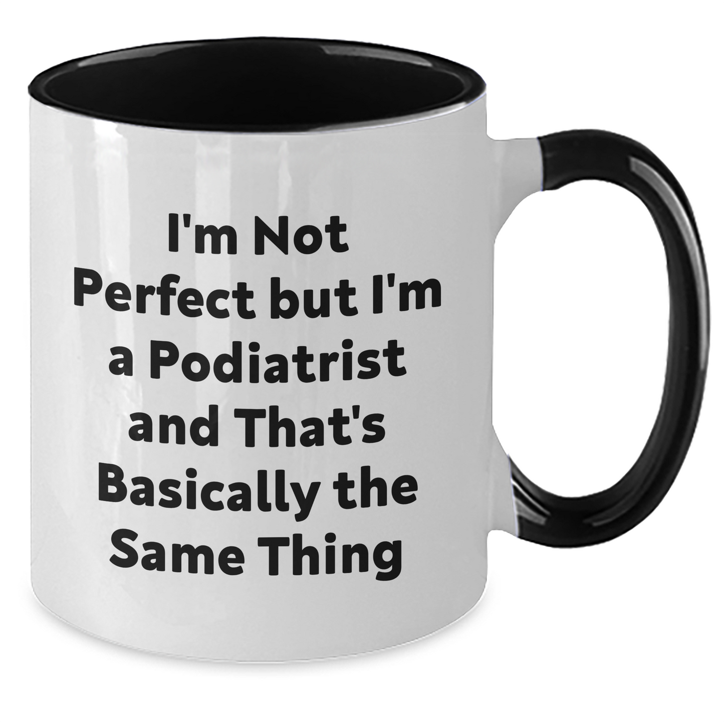 Funny Podiatrist Gifts from Friends, Gifts for Podiatrist Graduation, Unique Two Tone Coffee Mug - Additional