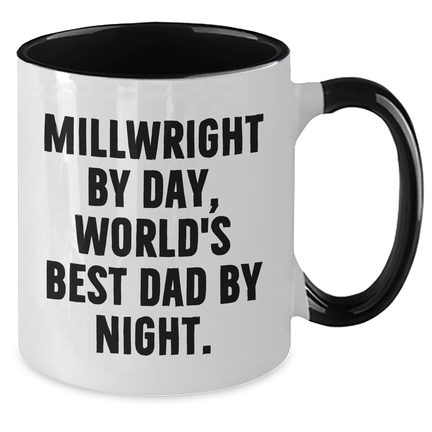 Millwright Gifts, Funny Two Tone Coffee Mug, Father's Day Unique Gifts from Men, Gifts for Millwright - Additional