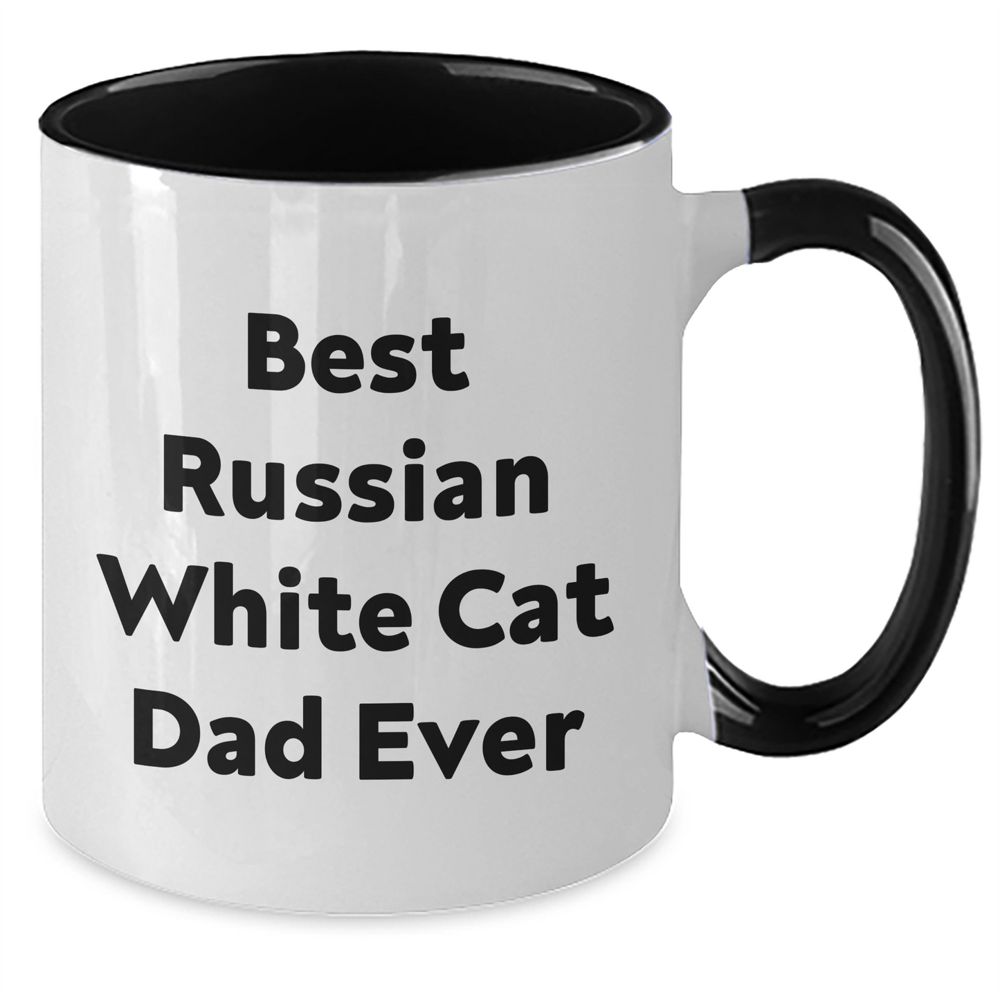 Funny Russian White Cat Dad Ever, Gifts from Men to Russian White Cat Lovers, Father's Day Unique Gifts - Additional