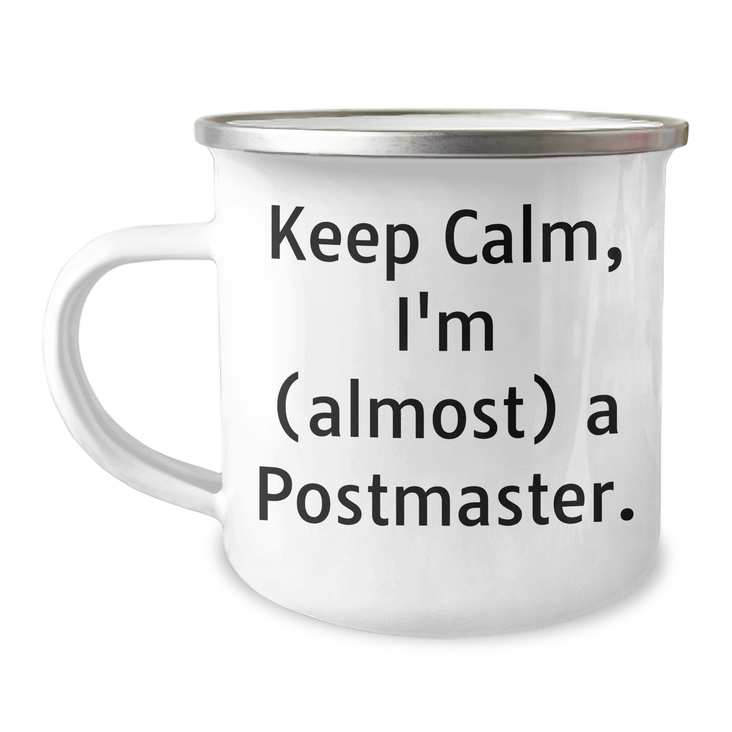 Postmaster Gifts, Funny Camping Mug, Keep Calm and Almost Conquer the Mailbox, Graduation Unique Gifts from Friends - Image 1