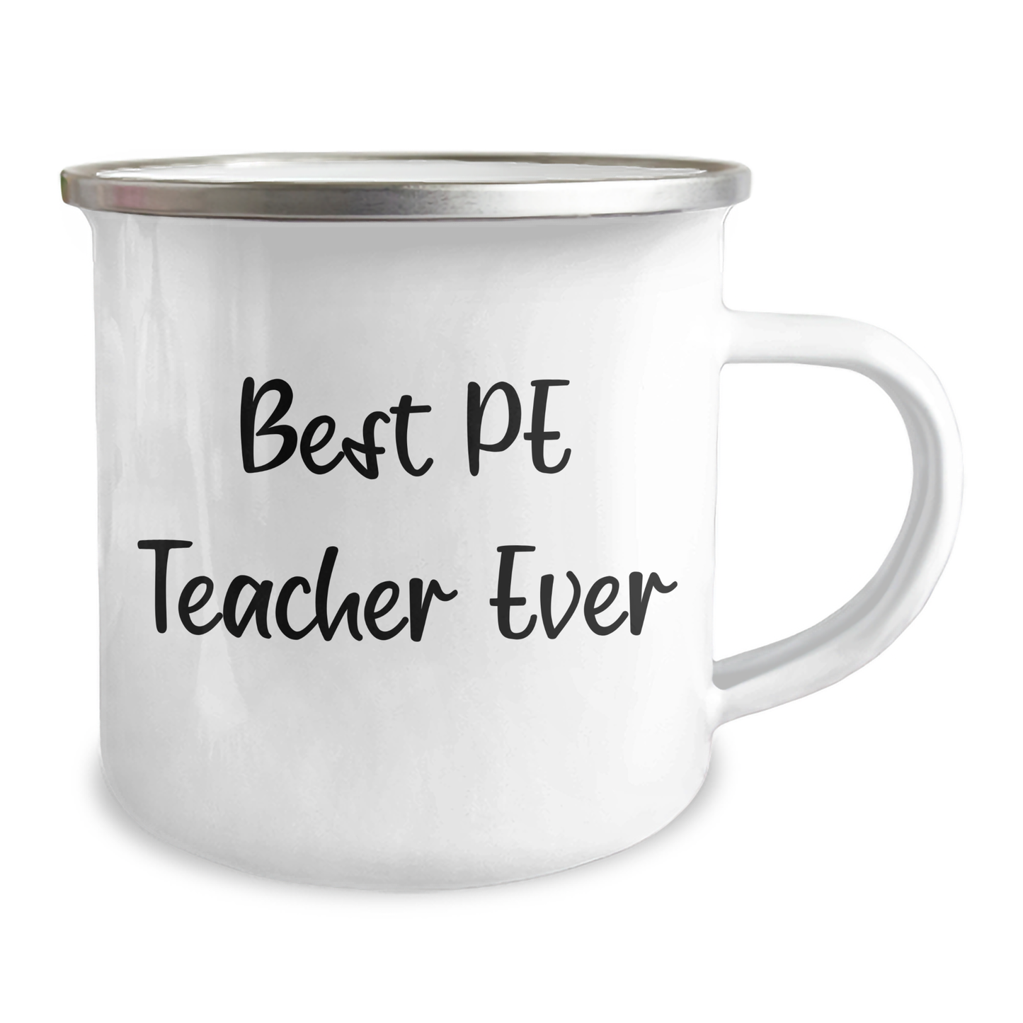 Funny PE Teacher Gifts from Family to Best PE Teacher Ever, Camping Mug for Father's Day - Image 2