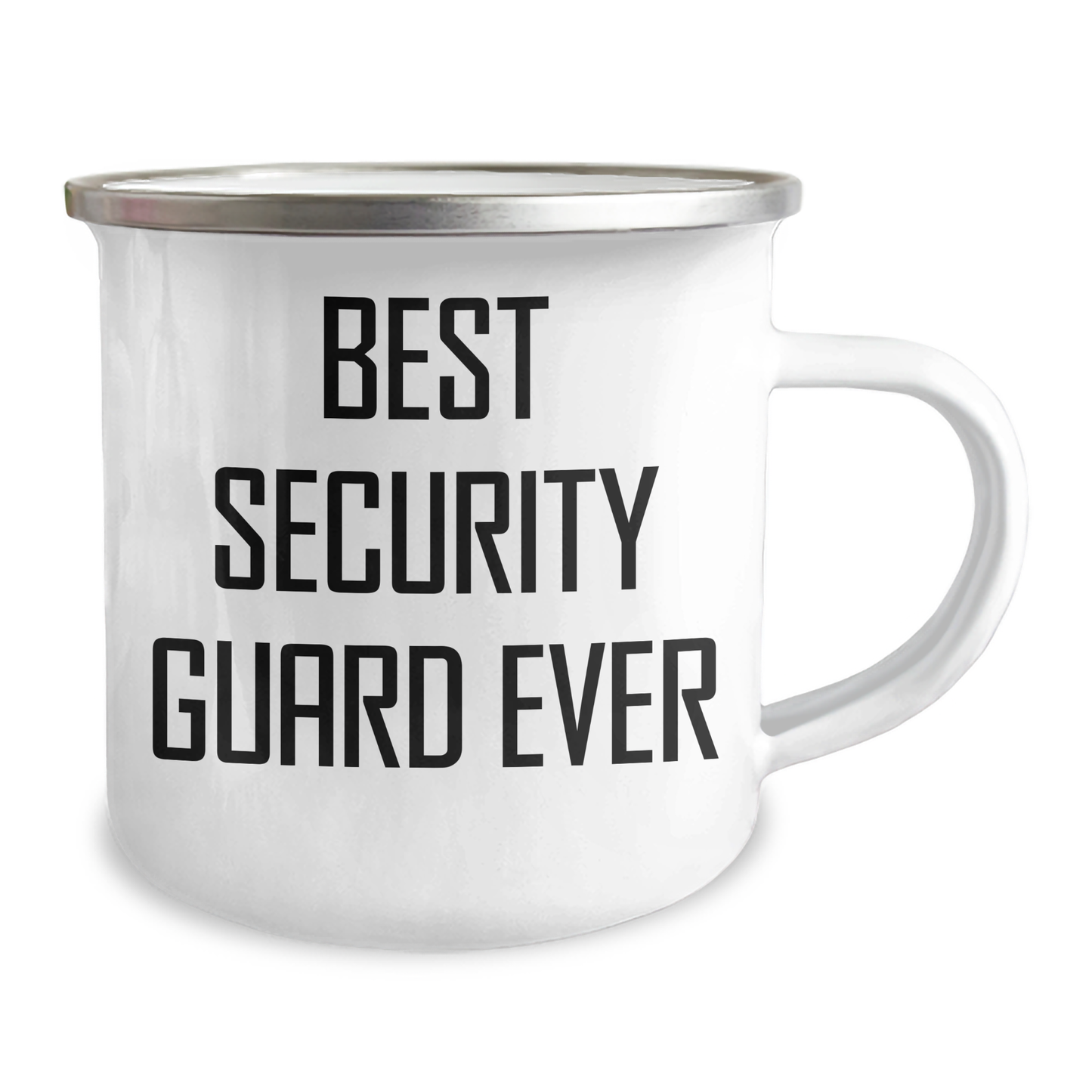 Funny Security Guard Gifts from Friends for Best Security Guard Ever Graduation Unique Gifts, 12 oz Camping Mug - Image 2
