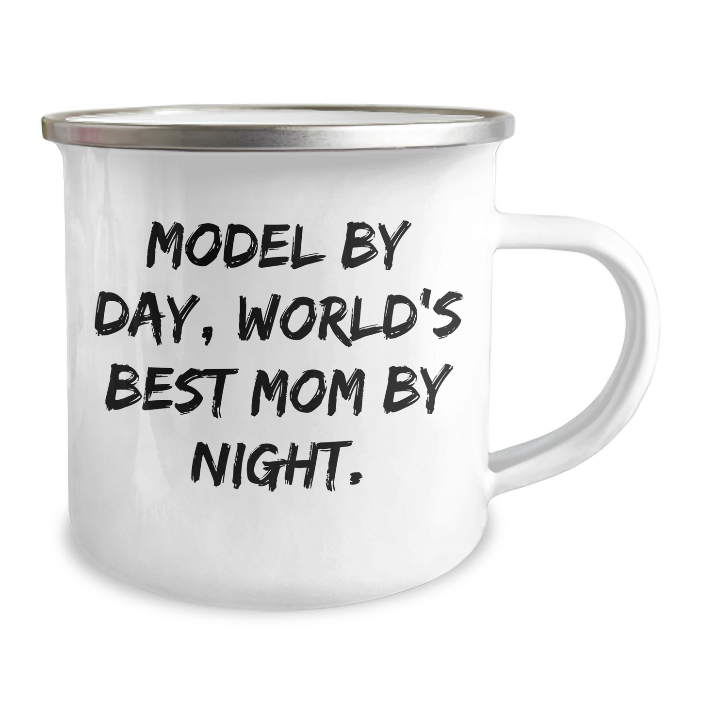 Model Gifts - Funny Quote Camping Mug, Gifts from Men to Model, Model's Best Mom By Night, Graduation Unique Gifts - Image 2