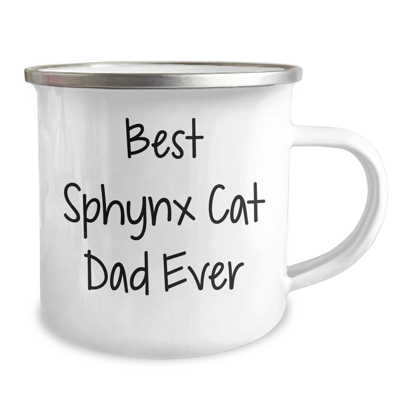 Sphynx Cat Dad Ever Funny Camping Mug Gifts from Family for Dad's Special Day - Image 2