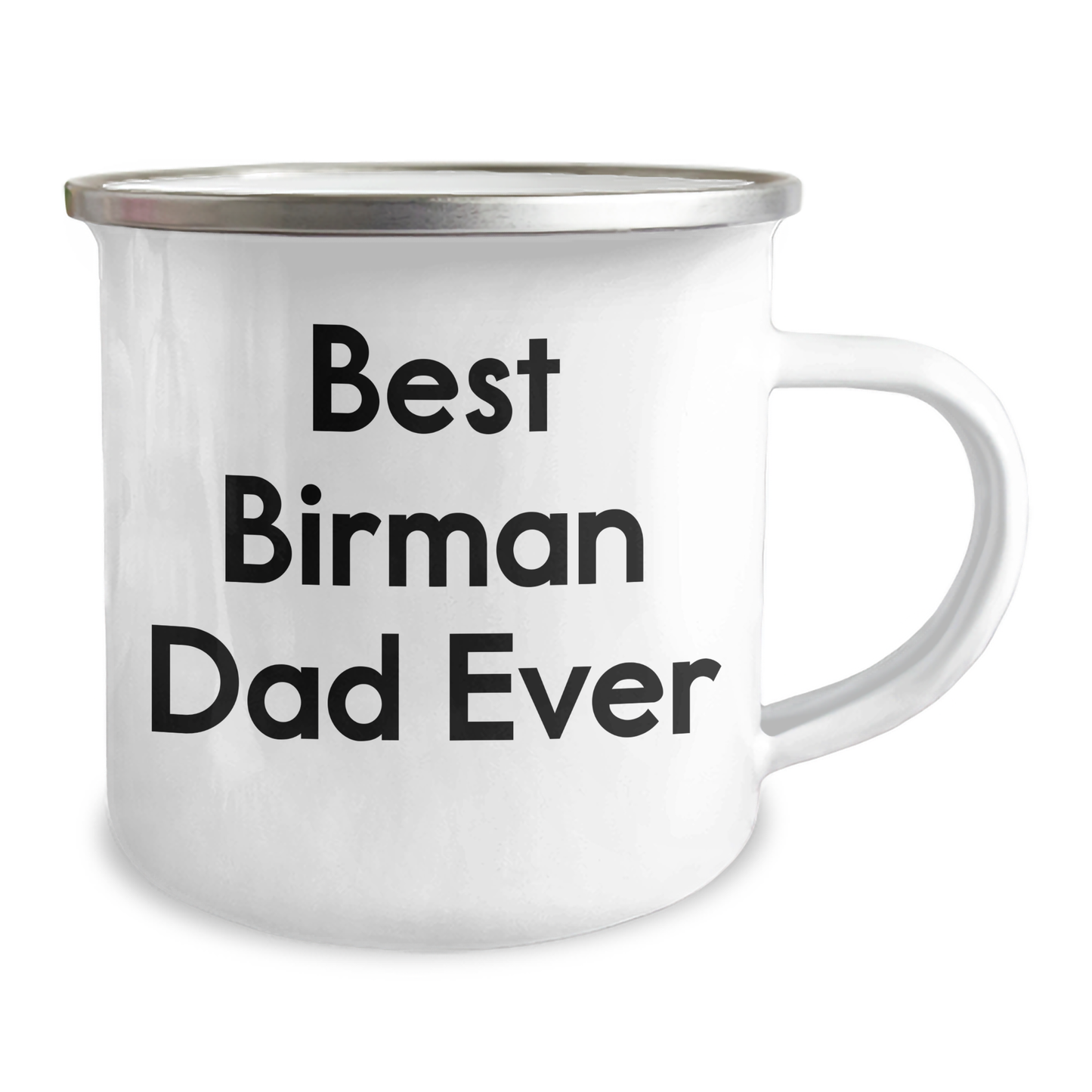 Funny Birman Cat Camping Mug Gifts from Men for Best Birman Dad Ever on Father's Day - Image 2