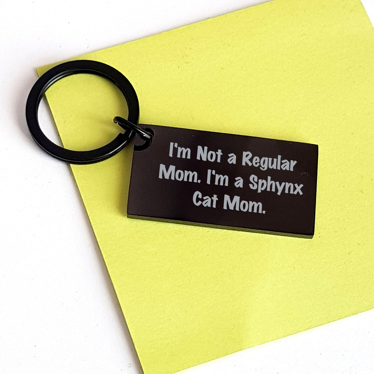 Sphynx Cat Mom Funny Keychain Gifts from Friends for Sphynx Cat Graduation - Image 3