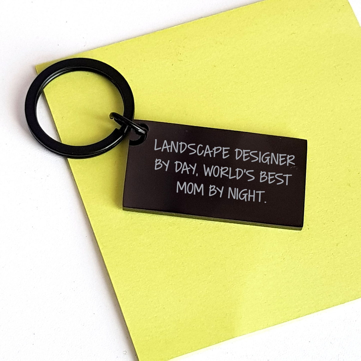 Landscape Designer Keychain, Funny Inspirational Gifts from Family to World's Best Mom, Graduation Unique Gifts - Image 3