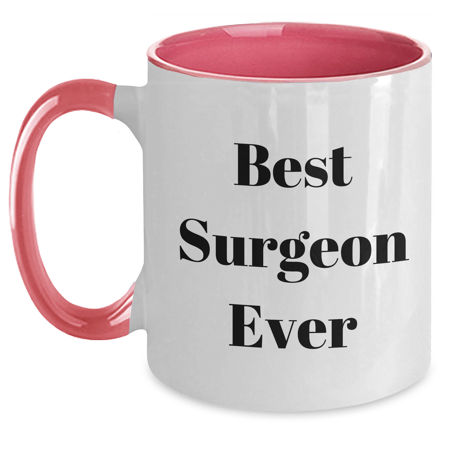 Funny Surgeon Gifts from Men to Best Surgeon Ever, Two Tone Coffee Mug for Graduation - Main