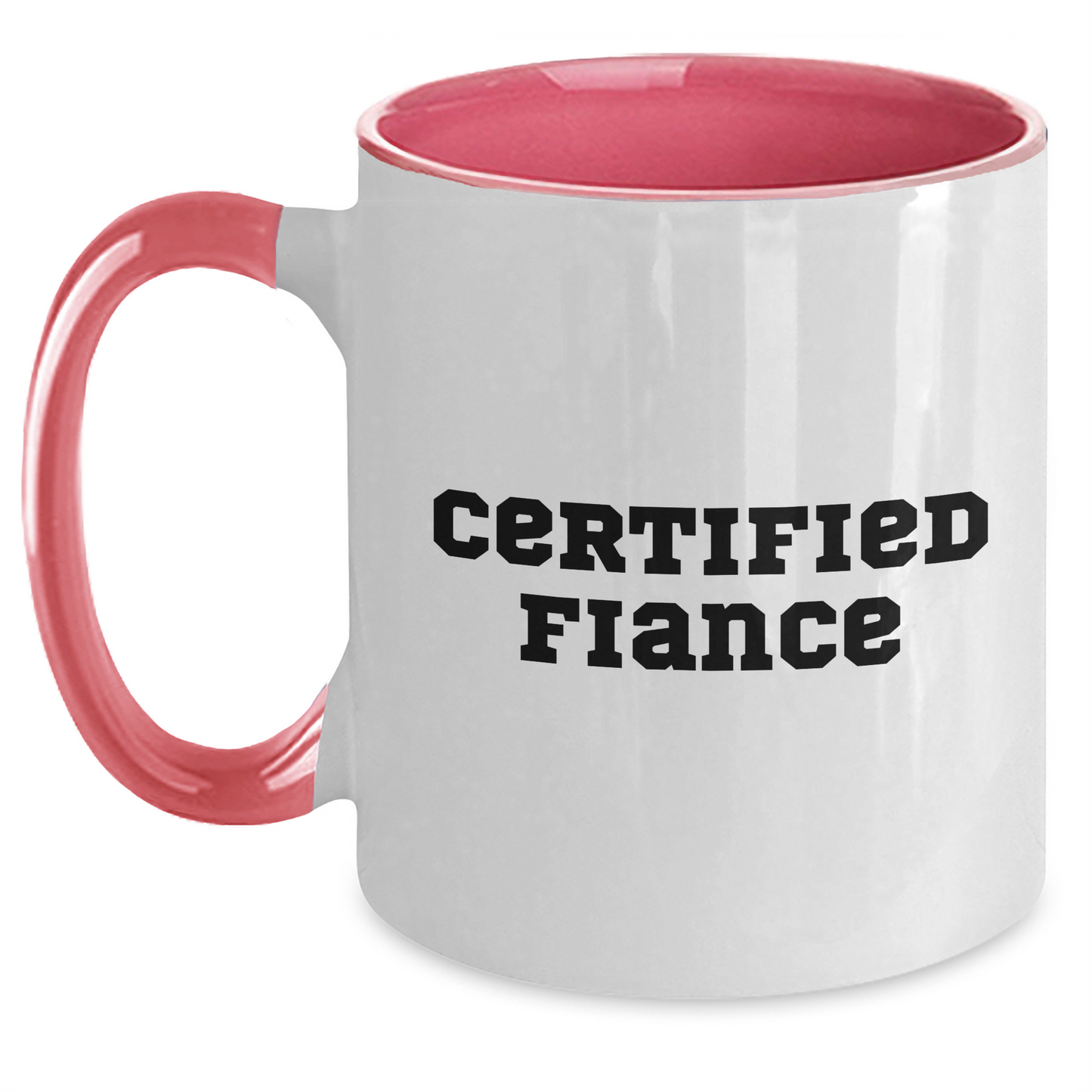 Funny Fiance Gifts - Two Tone Coffee Mug with Inspirational Quote, Gifts from Men to Fiance, Father's Day Unique Gifts - Main