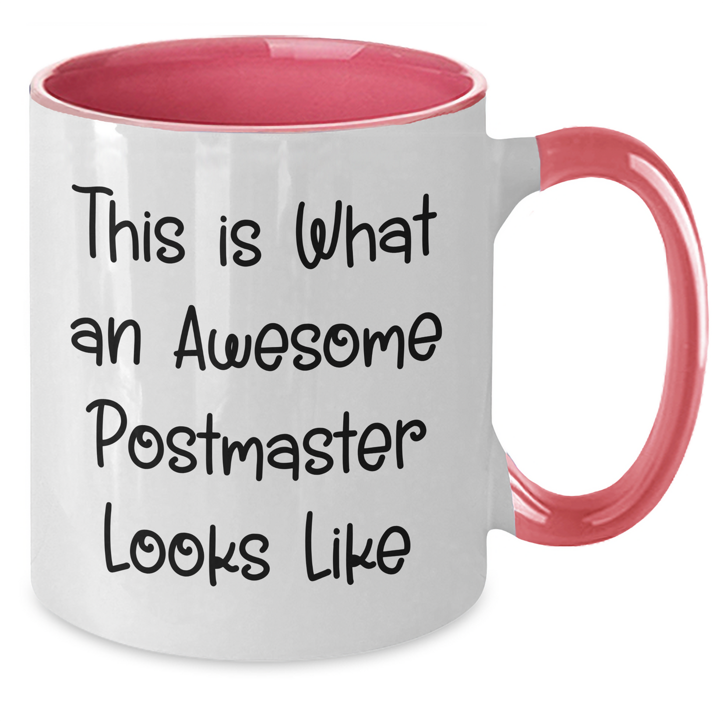 Funny Postmaster Gifts from Friends and Family for Him - This Is What An Awesome Postmaster Looks Like Two Tone Coffee Mug, Father's Day Unique Gifts - Additional
