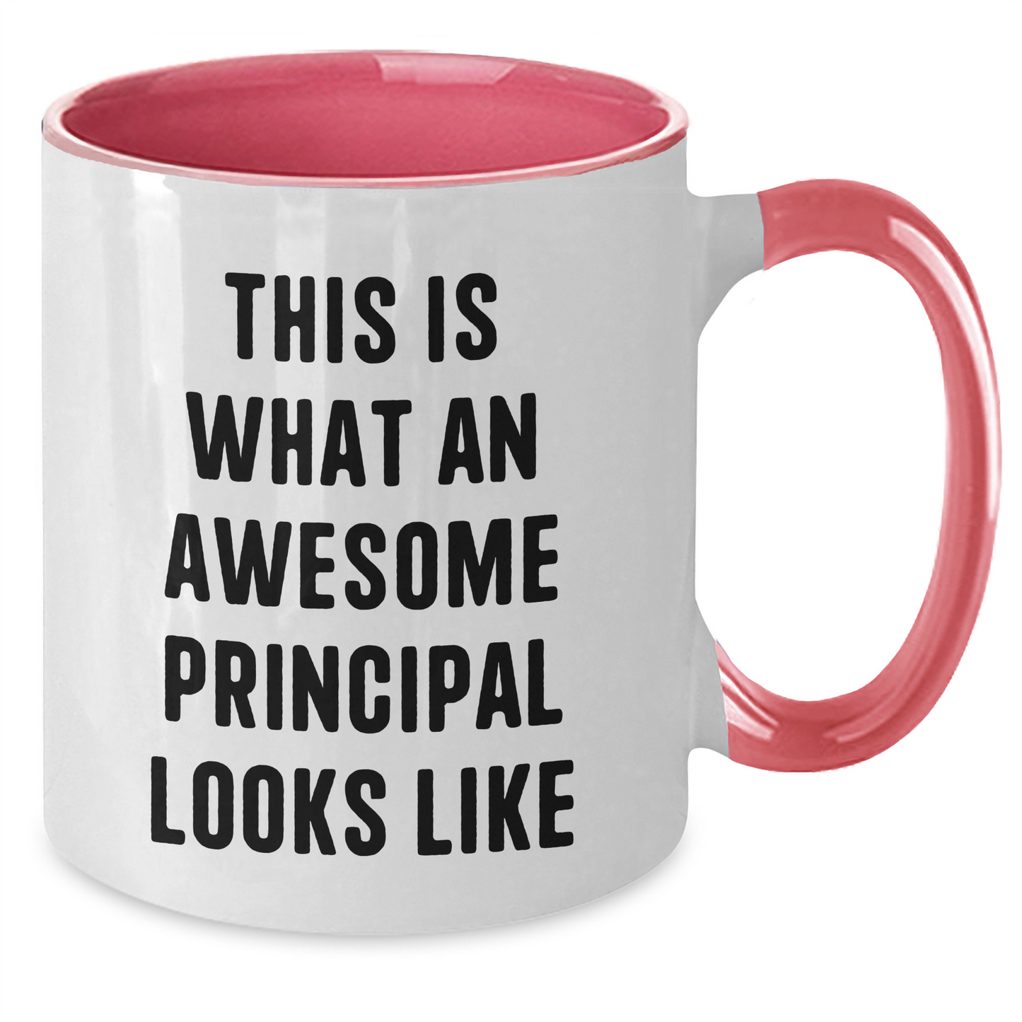 Funny Principal Gifts - This Is What An Awesome Principal Looks Like Two Tone Coffee Mug, Gifts from Men to Friends, Unique Father's Day Unique Gifts for Principal - Additional