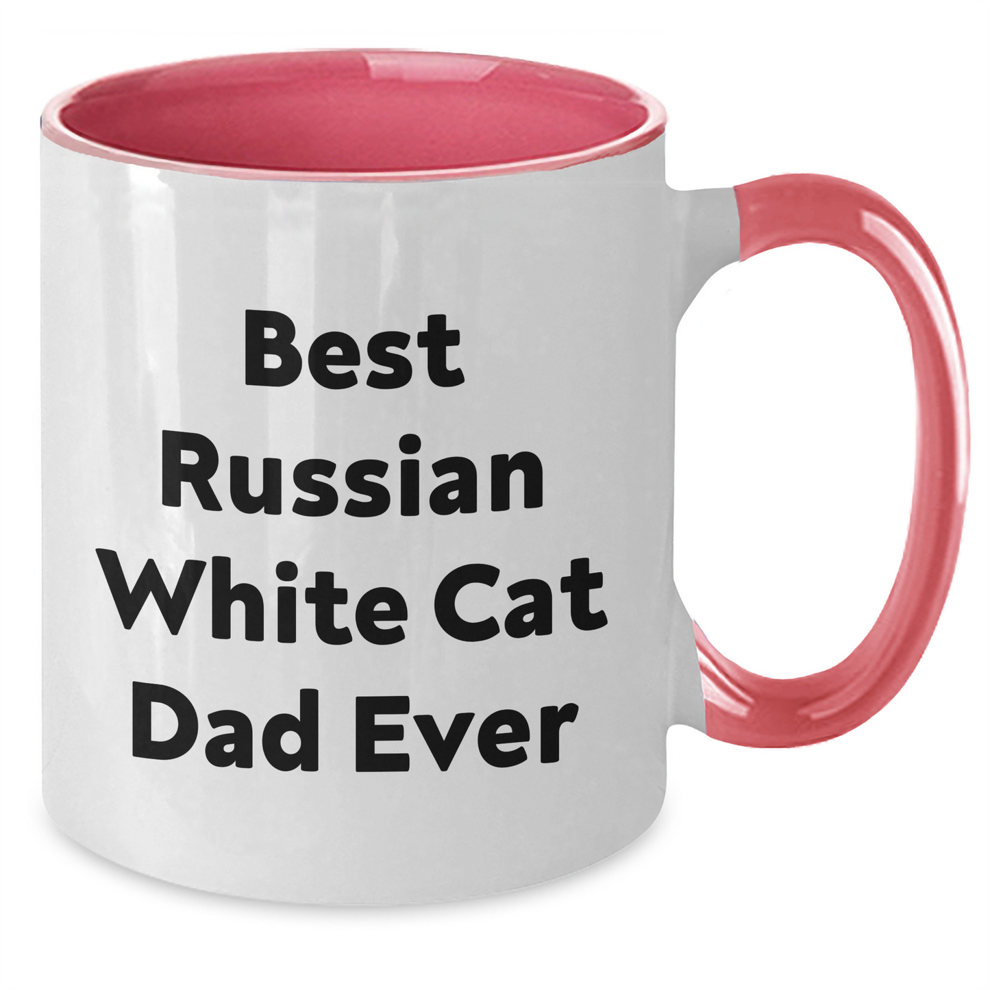 Funny Russian White Cat Dad Ever, Gifts from Men to Russian White Cat Lovers, Father's Day Unique Gifts - Additional