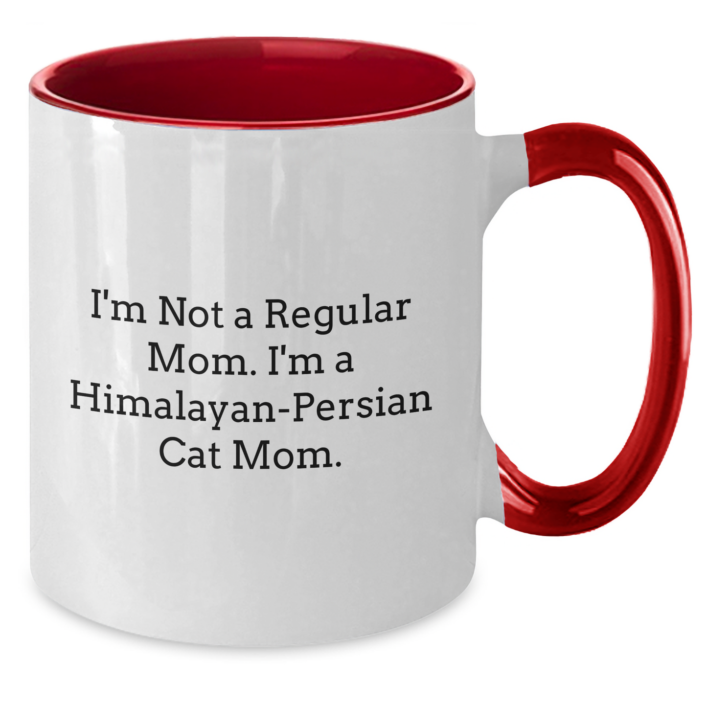 Himalayan-Persian Cat Mom Funny Gifts for Friends, Graduation Unique Gifts from Family, Two Tone Coffee Mug - Additional