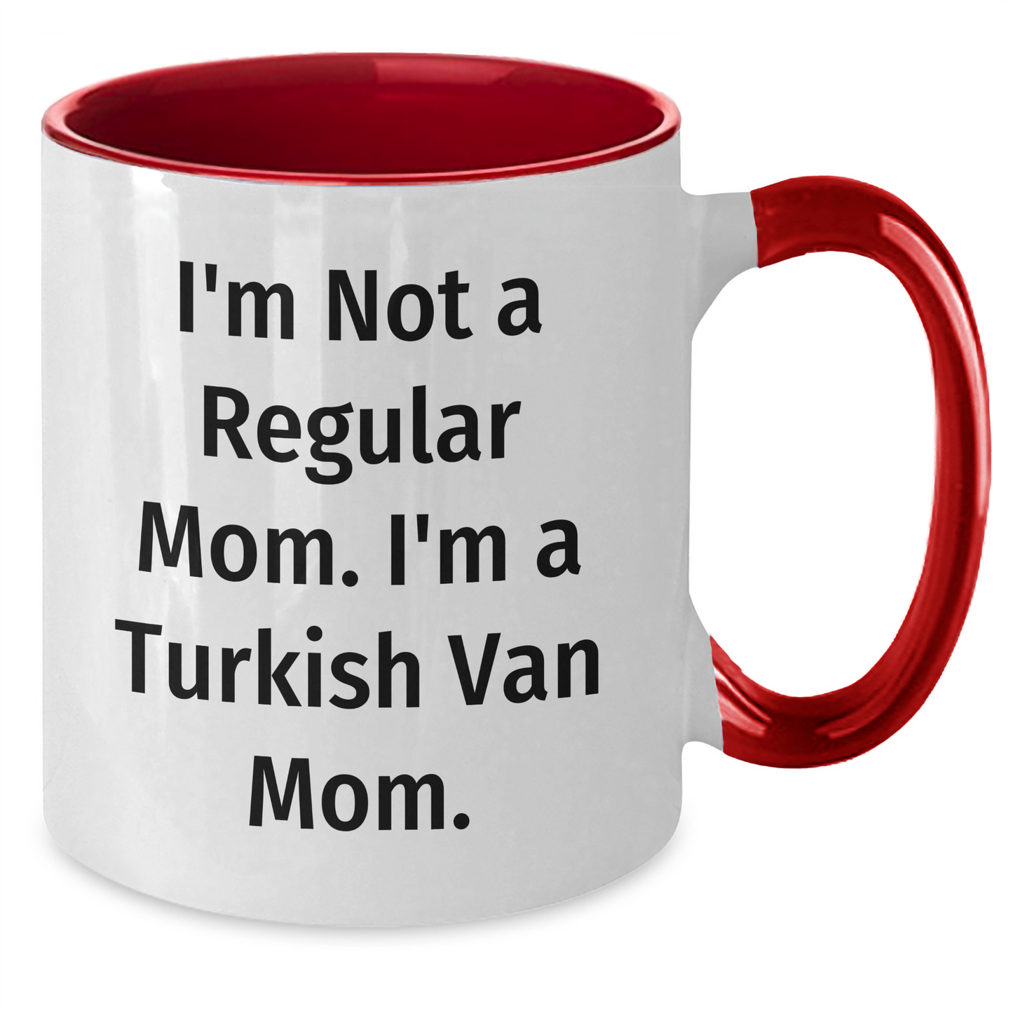 Turkish Van Cat Mom Funny Coffee Mug Gifts from Men to Friends on Graduation - Additional