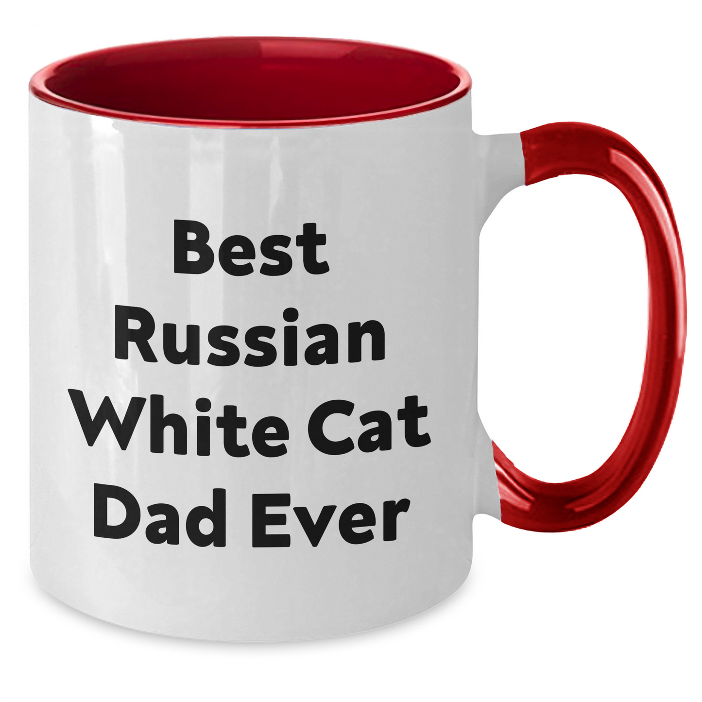 Funny Russian White Cat Dad Ever, Gifts from Men to Russian White Cat Lovers, Father's Day Unique Gifts - Additional