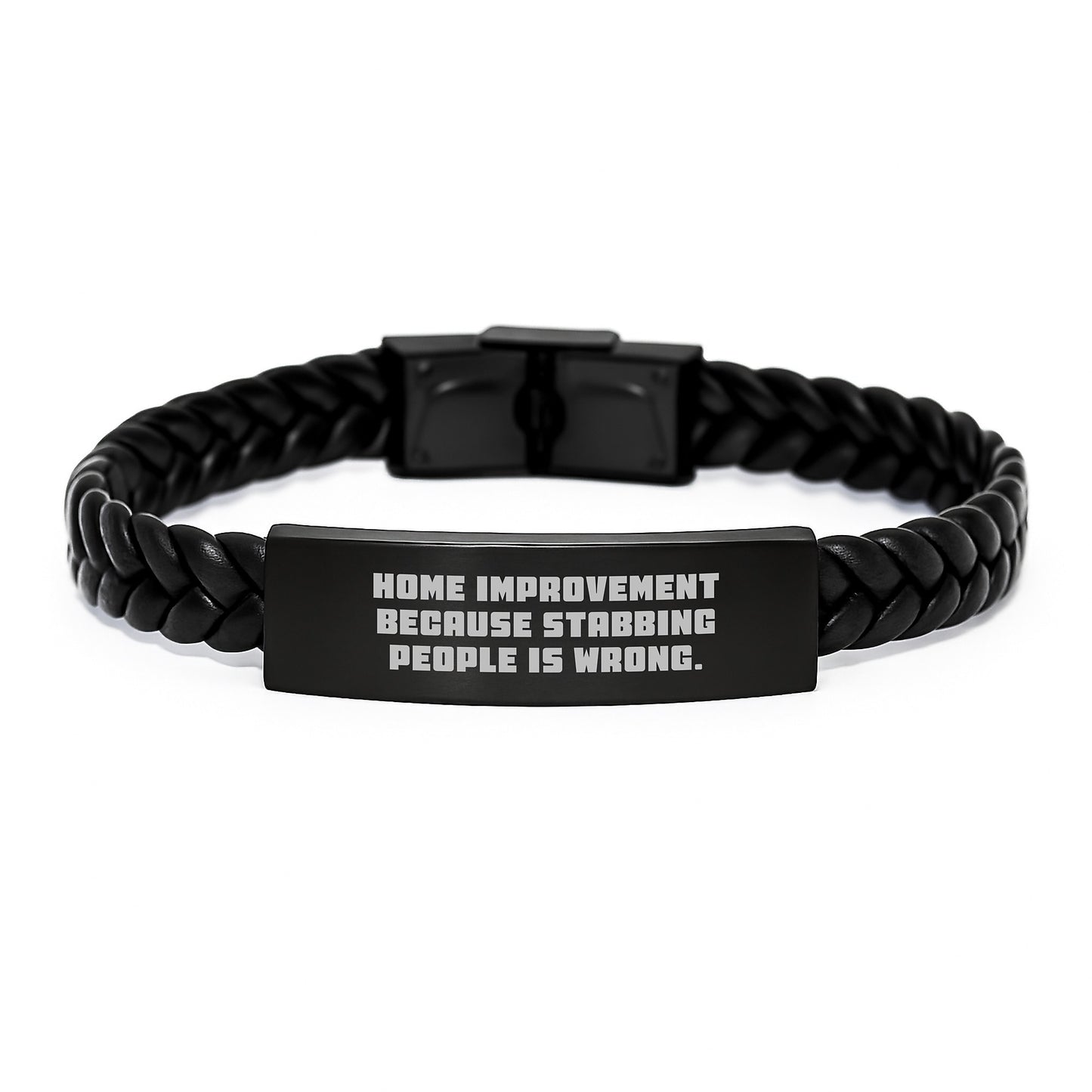 Home Improvement Gifts for Men, Funny Interlaced Leather Bracelet, Gifts from Friends, Graduation Unique Gifts for Home Improvement Enthusiasts - Image 1
