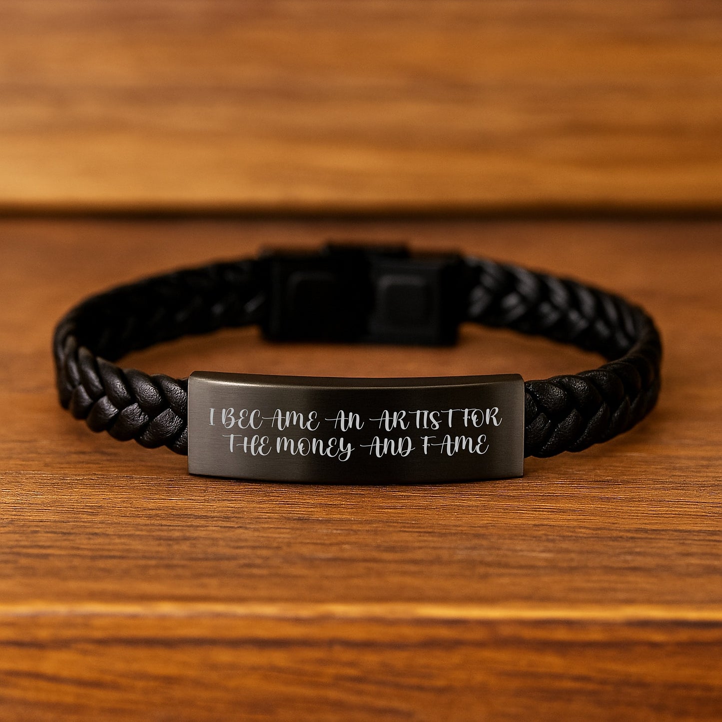 Artist Gifts Funny Quote Interlaced Leather Bracelet for Men and Women from Friends and Family, Graduation Unique Gifts for Artist - Image 2