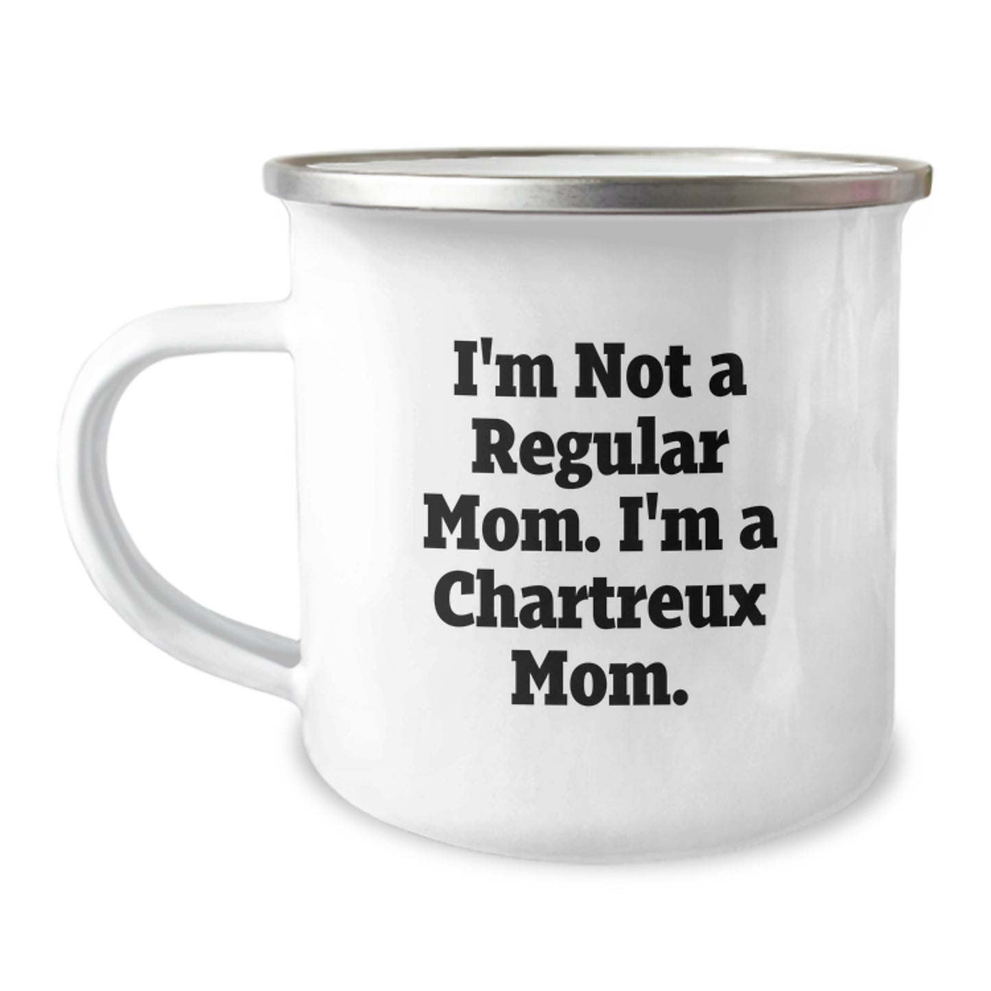 Chartreux Cat Mom Funny Camping Mug Gifts from Family to Graduates, Unique Mugs for Women Friends Coworkers - Image 1