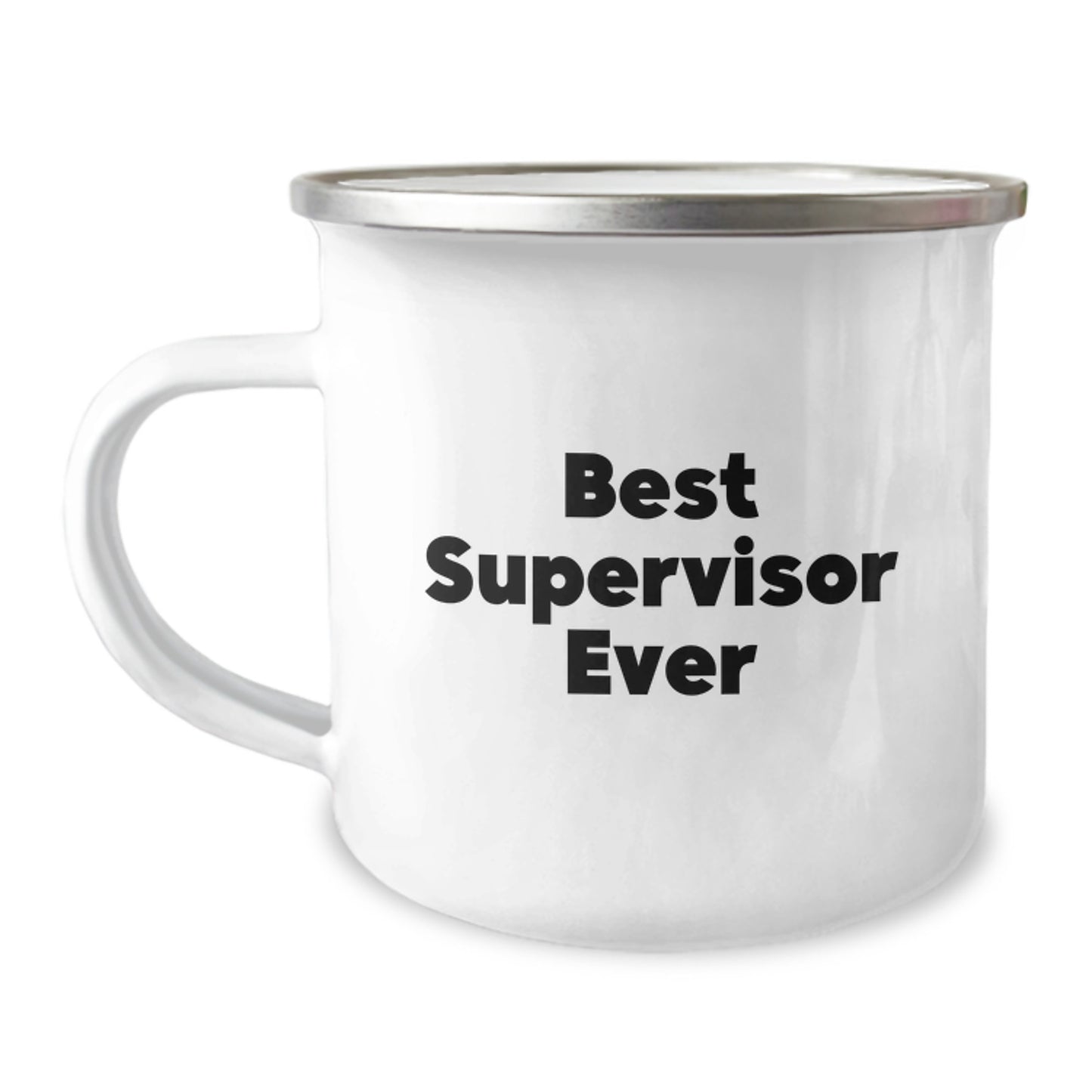 Funny Supervisor Quotes Camping Mug, Best Supervisor Ever Gifts for Men from Family, Perfect Graduation Unique Gifts for Supervisor - Image 1