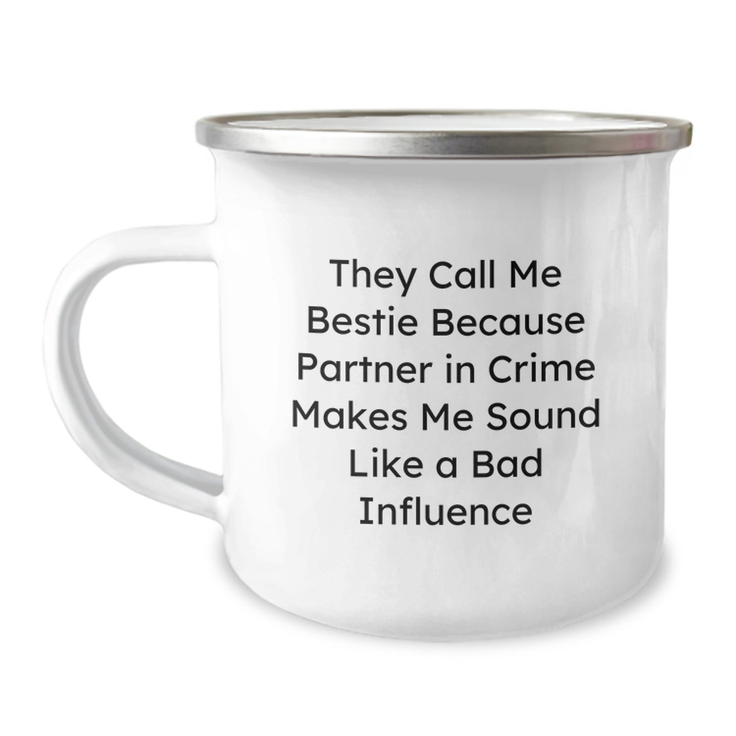 Funny Bestie Gifts, Camping Mug for Her Bestie, Gifts from Women to Bestie on Birthday - Image 1