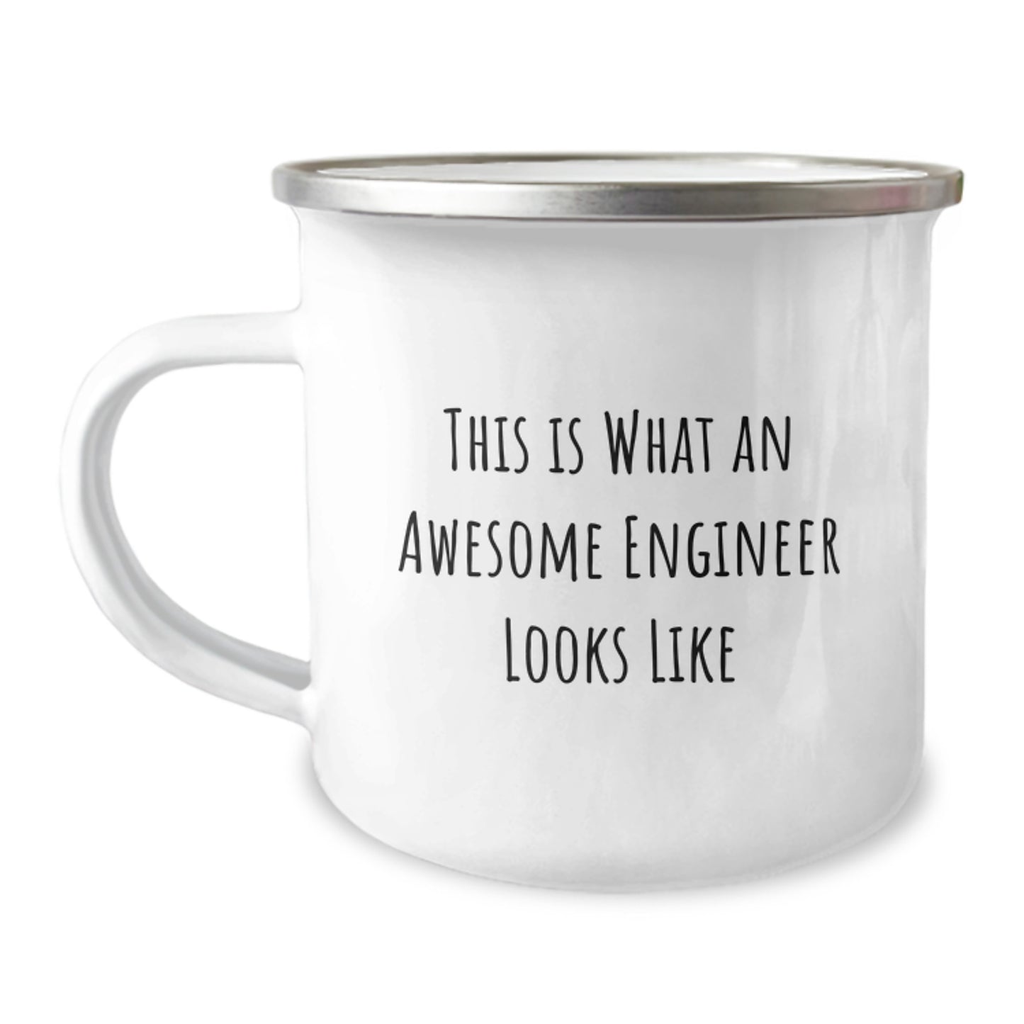 Inspirational Engineer Gifts from Friends, Birthday Unique Gifts for Men, This Is What an Awesome Engineer Looks Like Camping Mug - Image 1