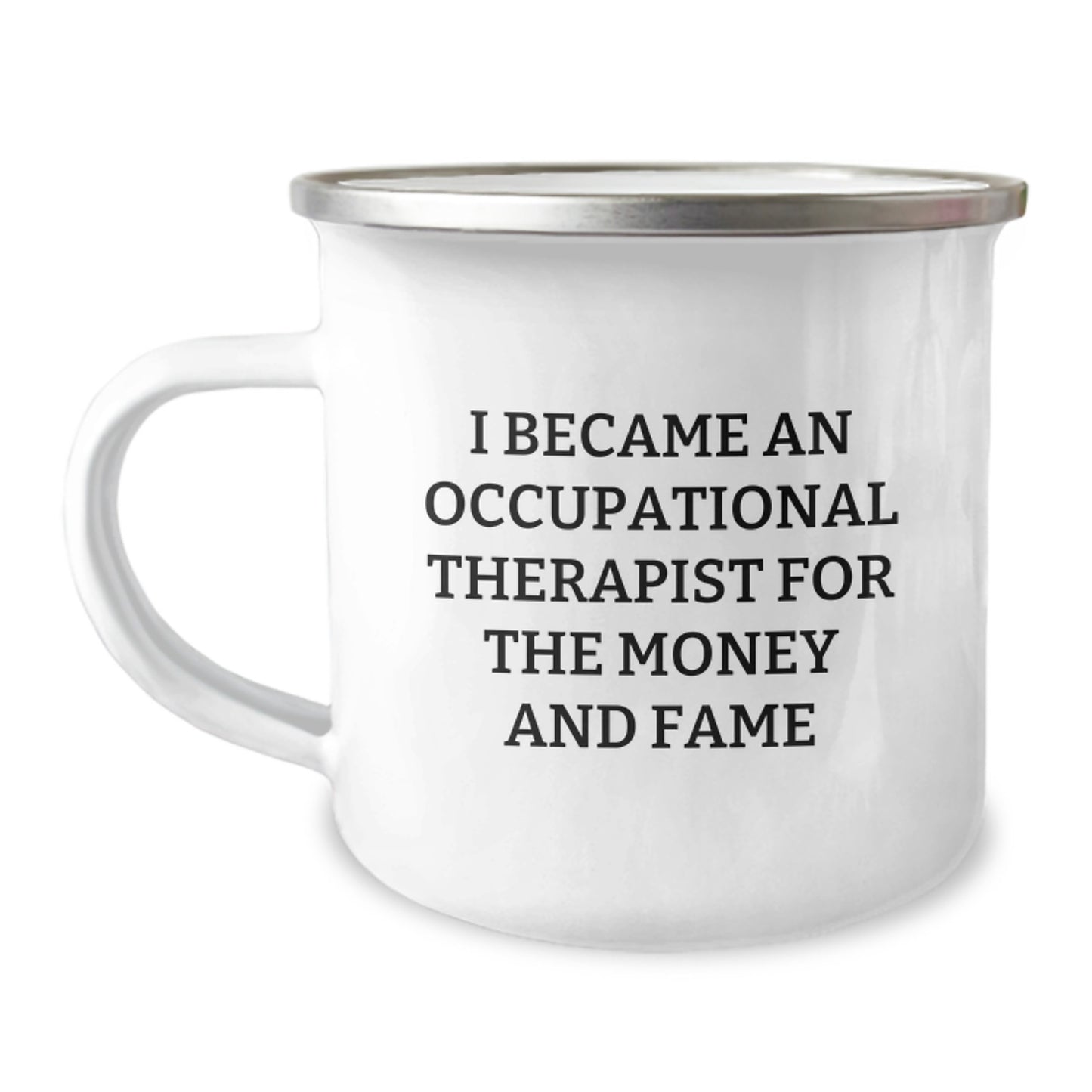 Occupational Therapist Gifts, Funny Quote Mugs for Occupational Therapist, Gifts from Friends for Occupational Therapist Graduation, 12 oz Stainless Steel Camping Mug - Image 1