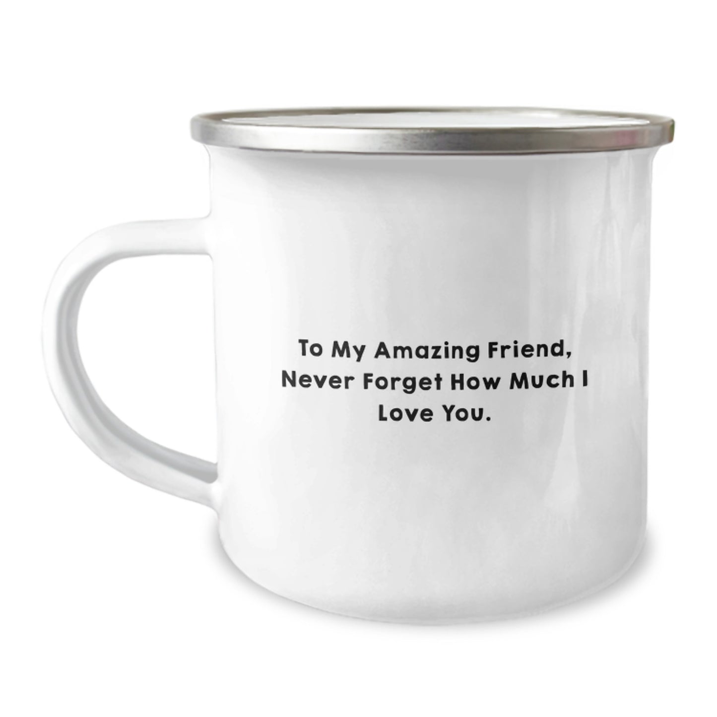 Funny Friend Gifts, To My Amazing Friend, Camping Mug for Birthday, Gifts from Friends, for Friend's Special Day - Image 1