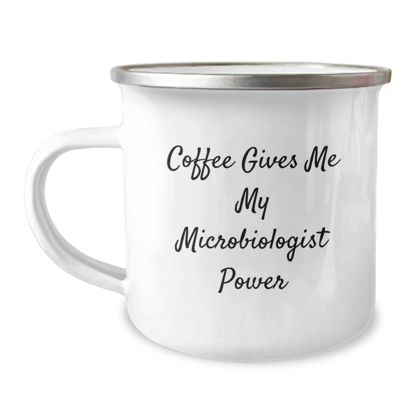 Funny Microbiologist Gifts from Friends, Gifts for Microbiologist Men, Camping Mug with Coffee Quote - Birthday Unique Gifts - Image 1