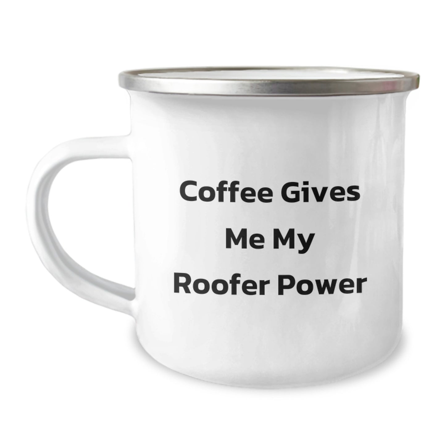 Funny Roofer Gifts, Roofer Power Coffee Lovers Birthday Camping Mug, Gifts from Friends to Roofer - Image 1
