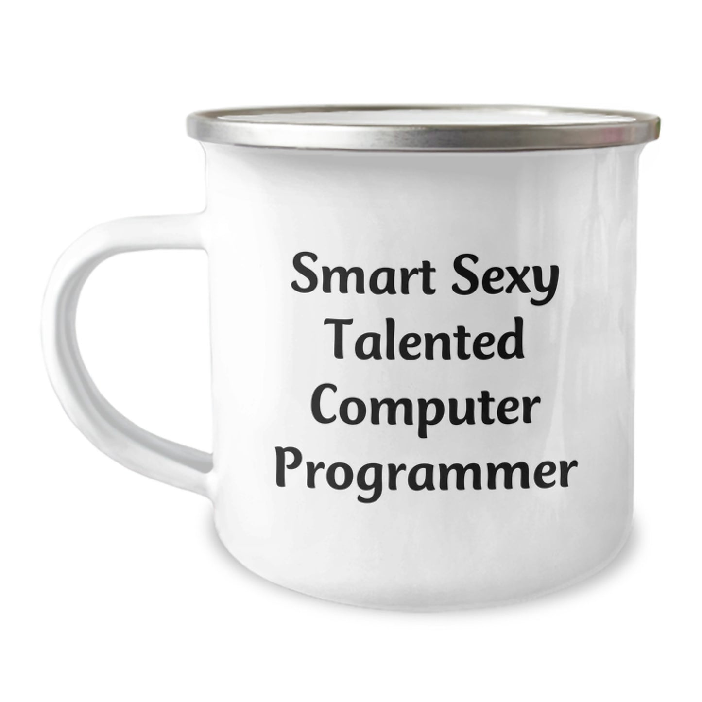 Smart Sexy Talented Computer Programmer Gifts from Friends for Birthday, Funny Camping Mug for Computer Programmer, Perfect for Birthday Celebration - Image 1