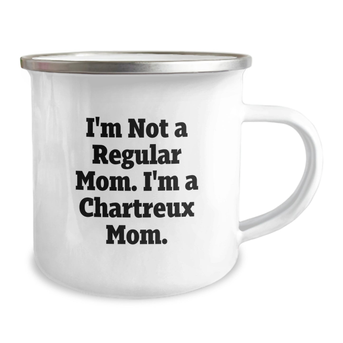 Chartreux Cat Mom Funny Camping Mug Gifts from Family to Graduates, Unique Mugs for Women Friends Coworkers - Image 2