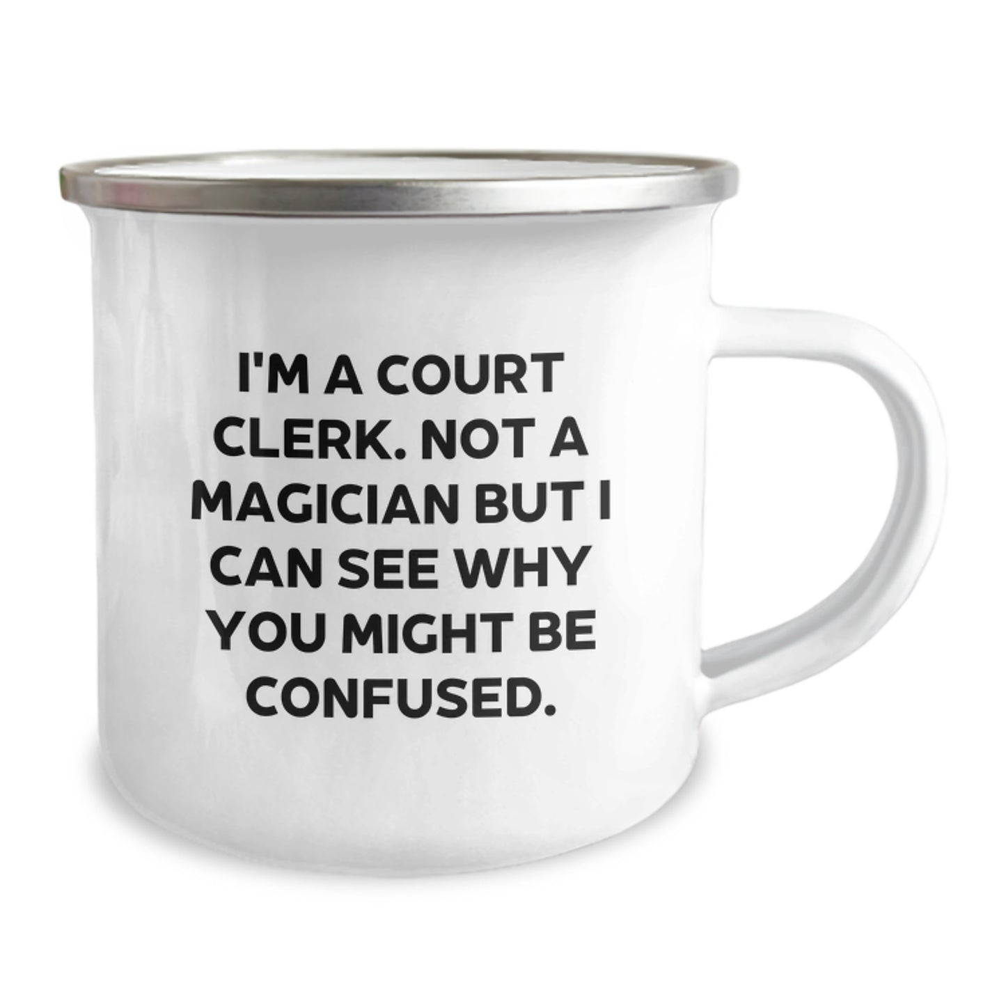 Funny Court Clerk Camping Mug Gifts from Friends for Court Clerk Graduation Unique Gifts - Image 2