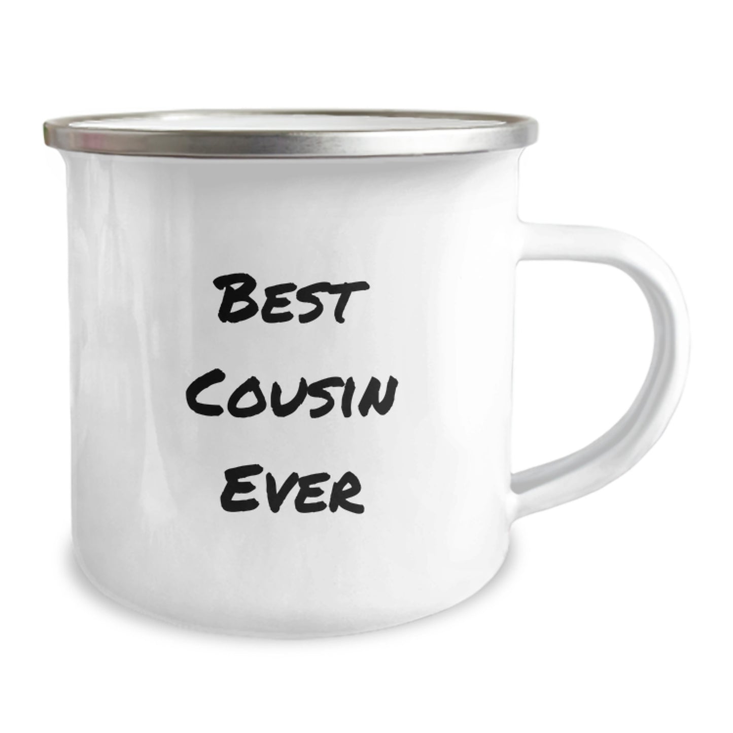 Funny Cousin Gifts, Best Cousin Ever, 12 oz Camping Mug, Birthday Unique Gifts from Family to Cousin, Gifts for Cousin - Image 2