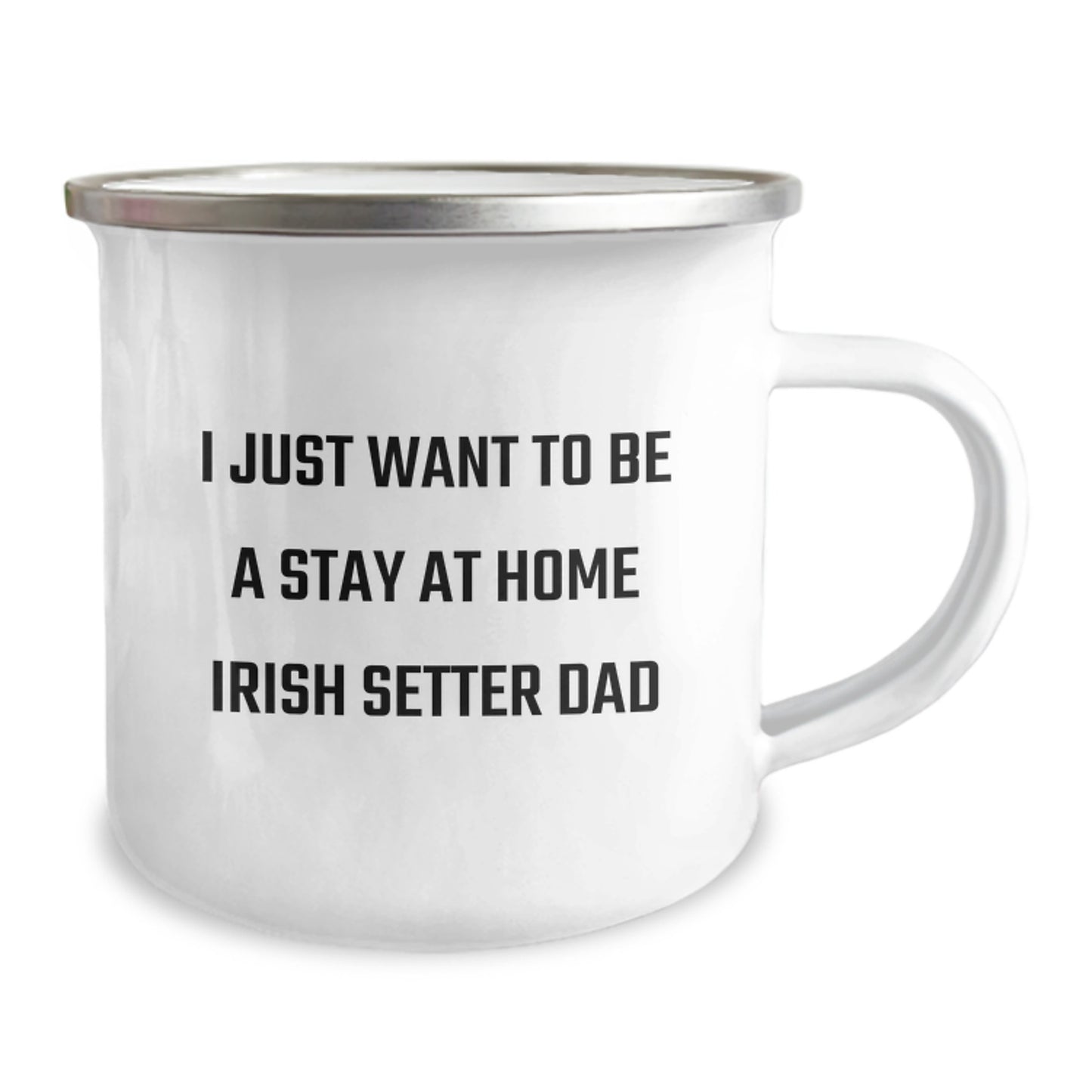Funny Irish Setter Dog Dad Camping Mug Gifts from Men to Friends for Graduation Unique - Image 2