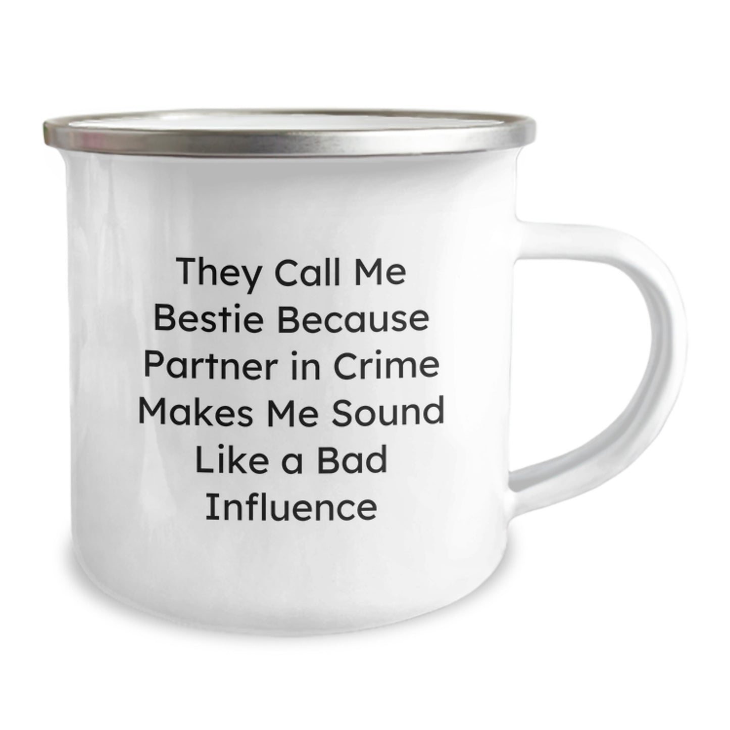 Funny Bestie Gifts, Camping Mug for Her Bestie, Gifts from Women to Bestie on Birthday - Image 2