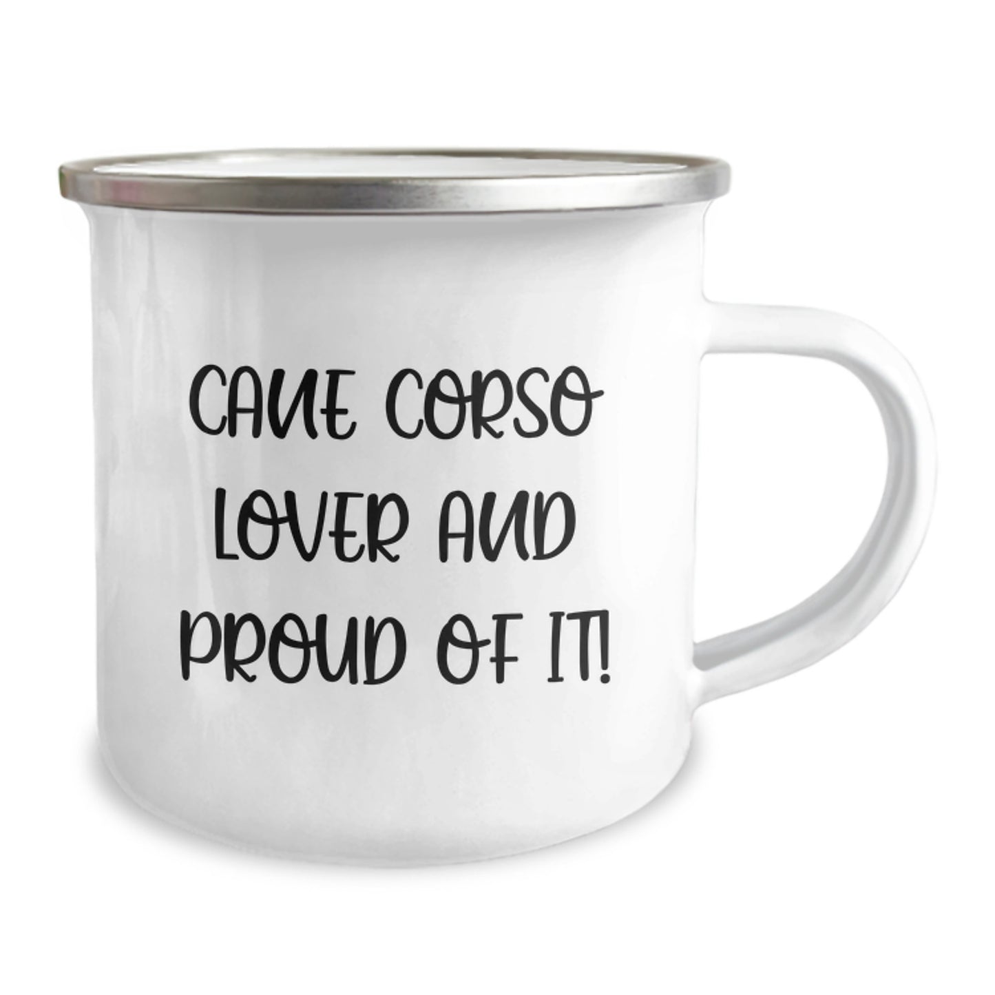 Cane Corso Dog Lovers Gift, Funny Quote, Camping Mug for Birthday, Gifts from Friends to Cane Corso Dog Owners, 12 oz Stainless Steel - Image 2