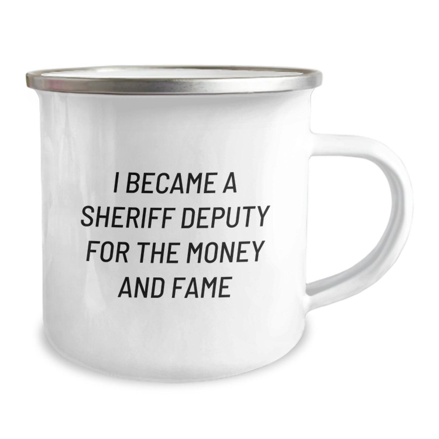 Sheriff Deputy Camping Mug Funny Quote Gifts for Sheriff Deputies Men Graduation from Friends - Image 2