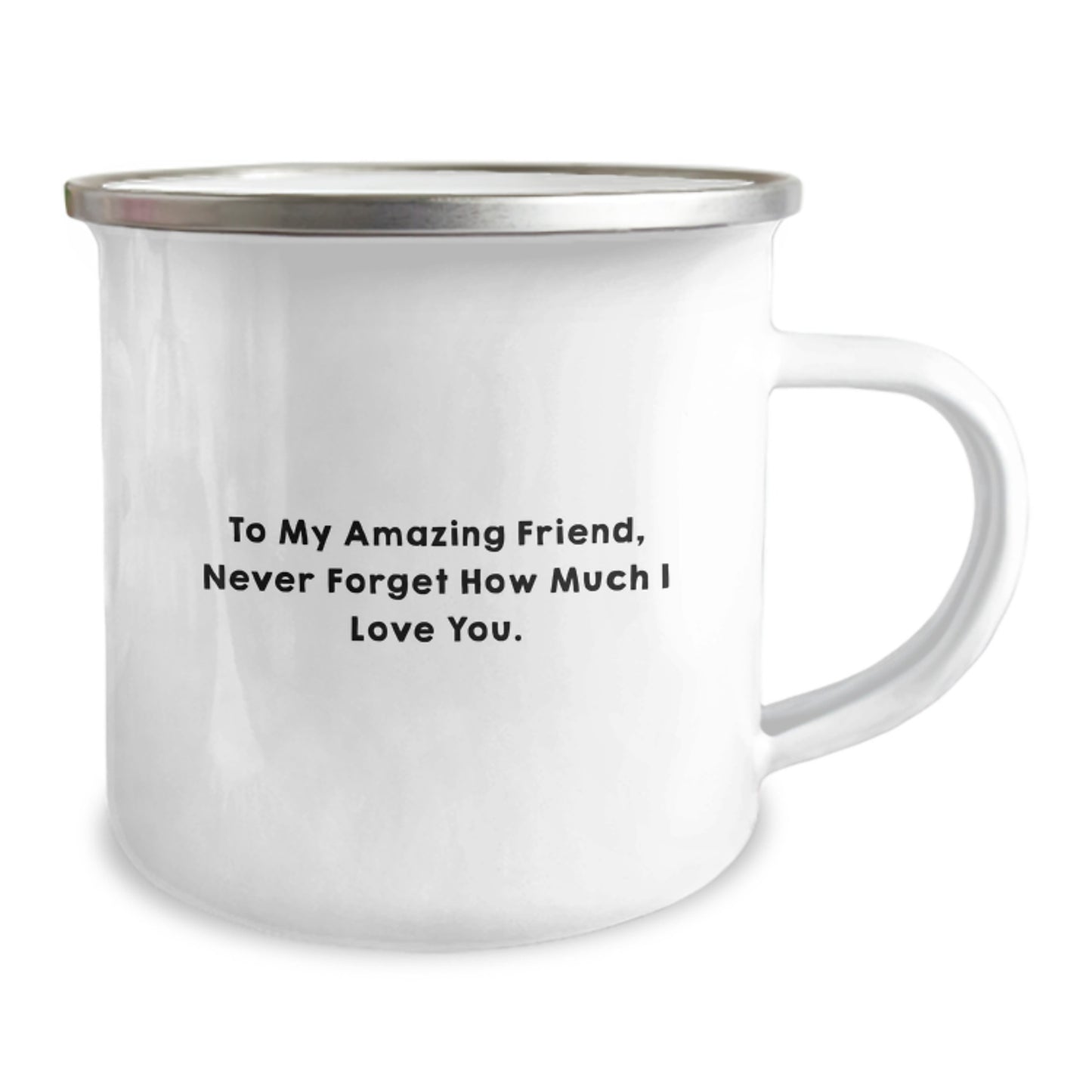 Funny Friend Gifts, To My Amazing Friend, Camping Mug for Birthday, Gifts from Friends, for Friend's Special Day - Image 2