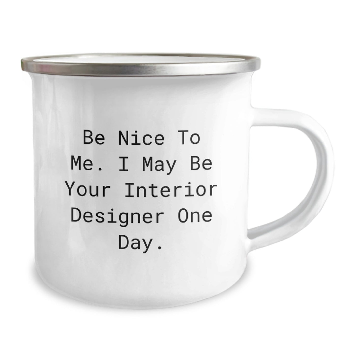 Funny Interior Designer Gifts from Friends - Inspirational Quote on Camping Mug for Interior Designer Graduation Unique Gifts - Image 2