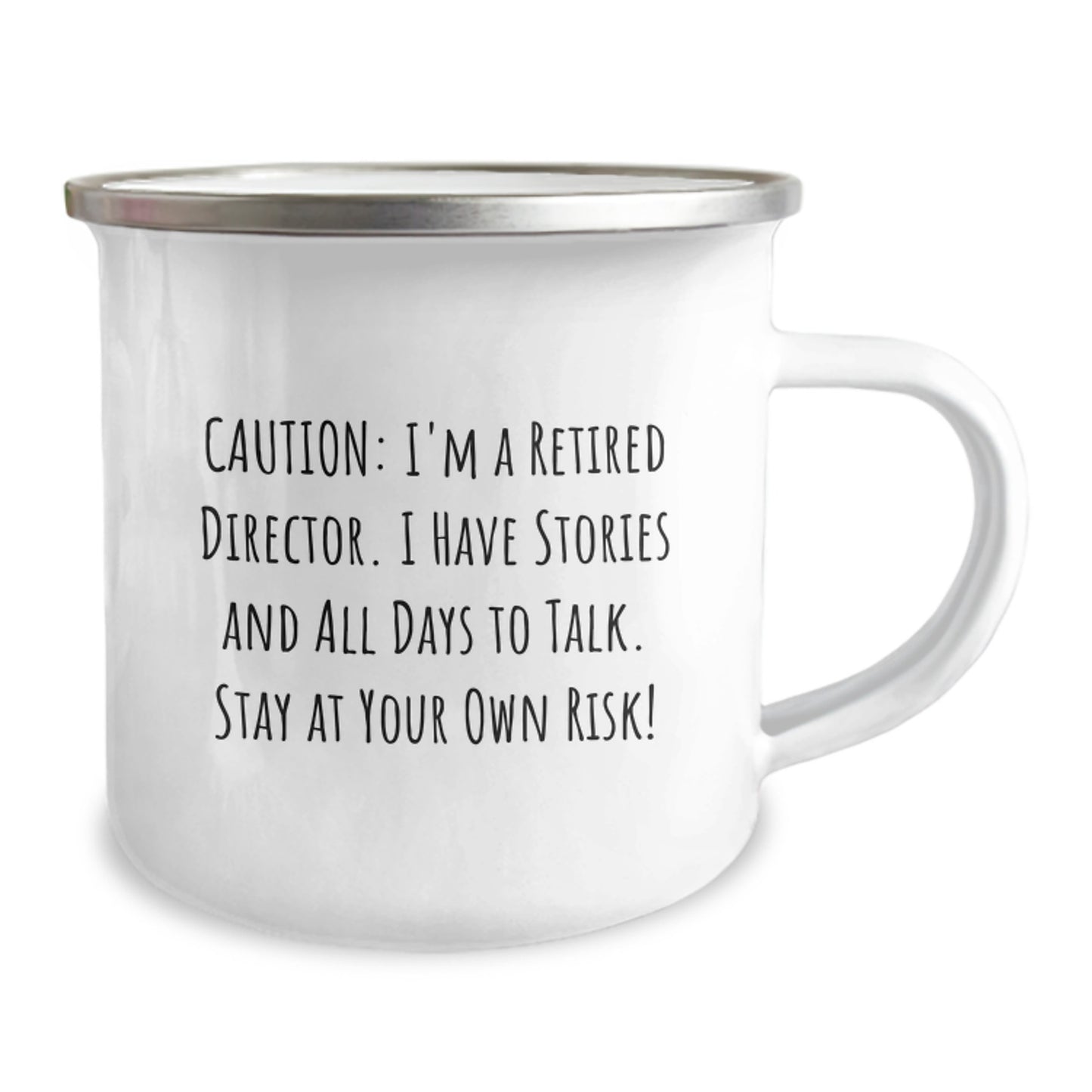 Funny Director Camping Mug, Director Gifts, Birthday Unique Gifts from Friends, Gifts for Director, Stay At Your Own Risk! - Image 2