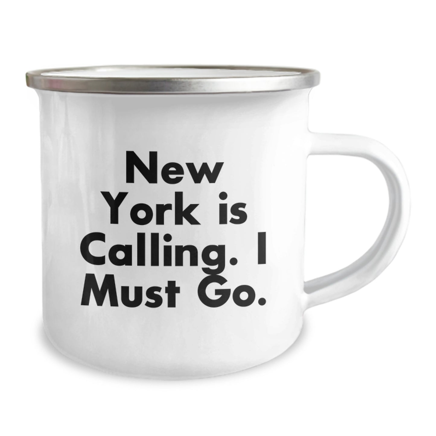 New York Calling Gifts for Men, Funny Camping Mug - Birthday Unique Gifts from Friends to Family - Image 2