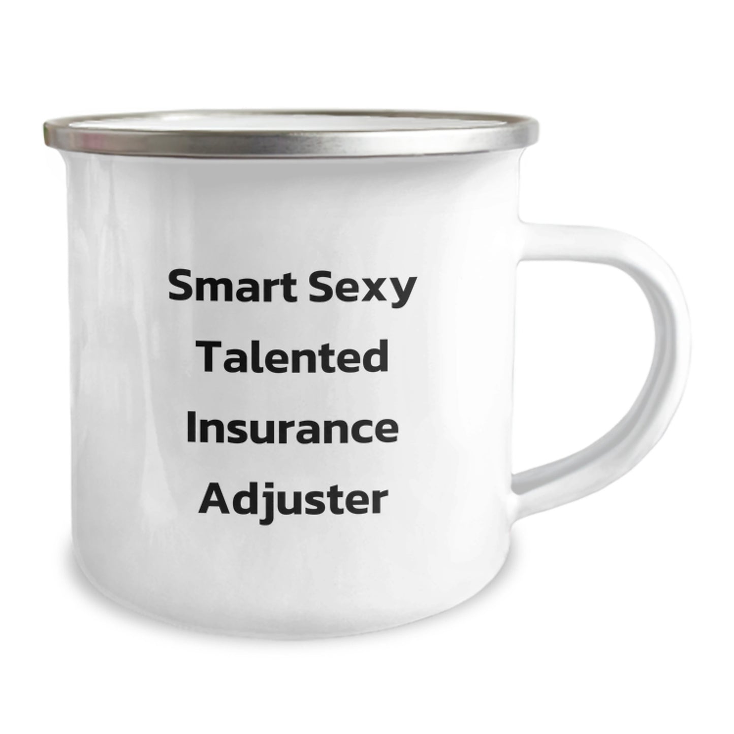 Funny Insurance Adjuster Gifts from Friends - Smart Sexy Talented Insurance Adjuster Camping Mug for Birthday - Image 2