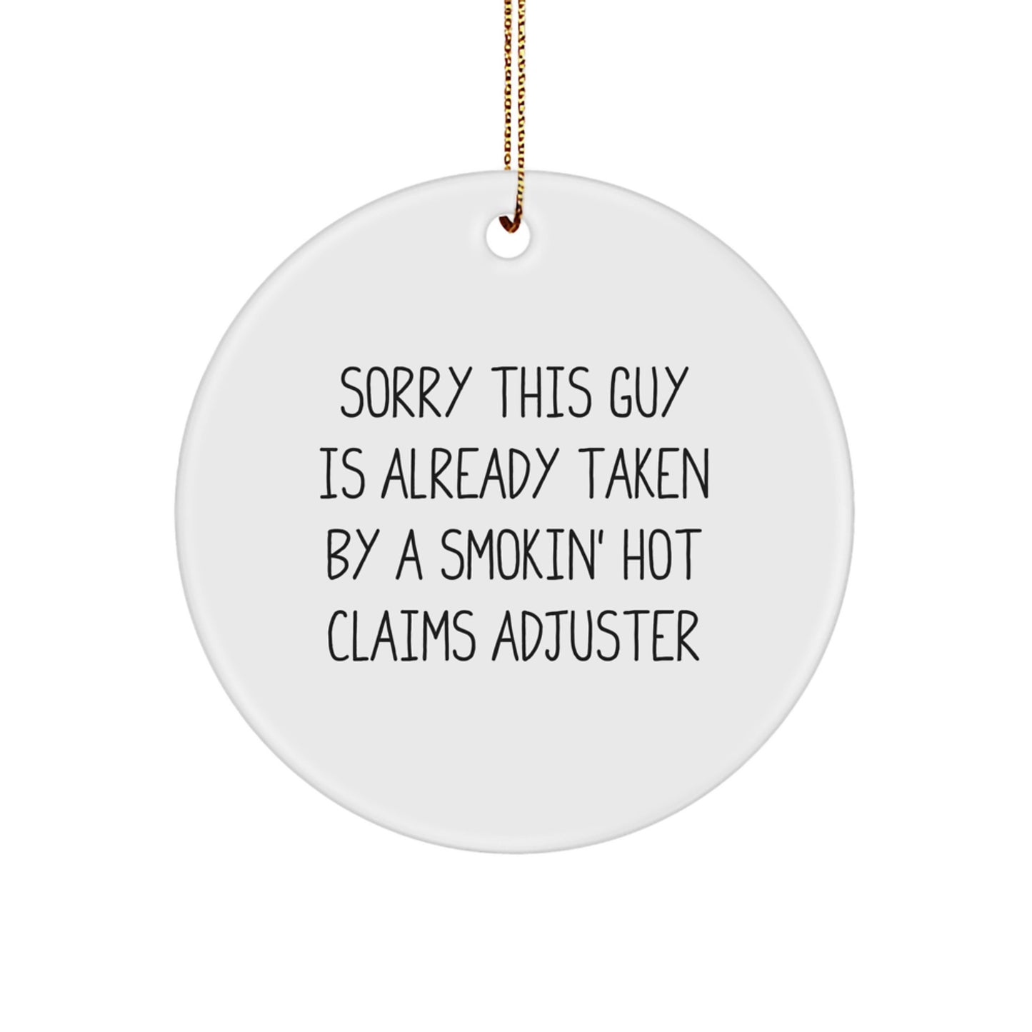 Funny Claims Adjuster Gifts from Friends for Christmas Unique Ornaments - Image 1