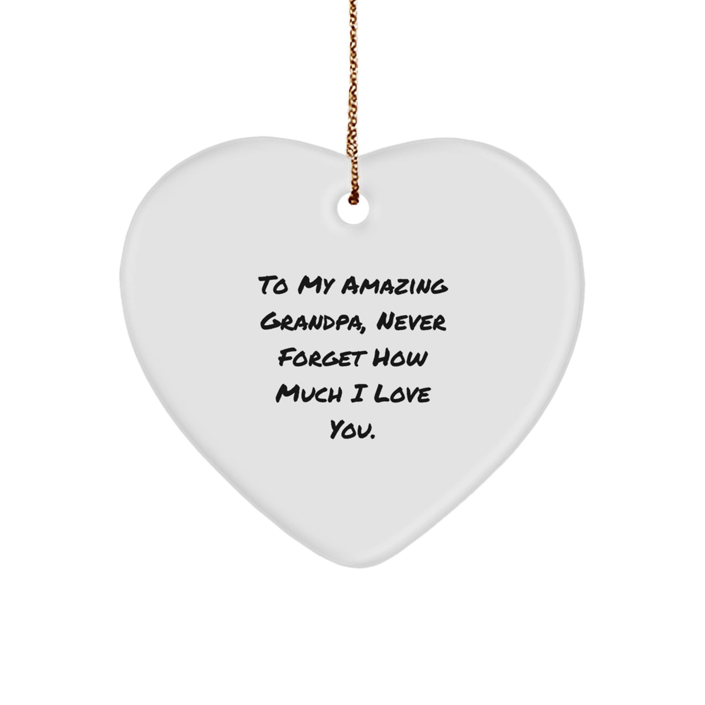 To My Amazing Grandpa, Heartfelt Gifts from Family - Christmas Unique Grandpa Gifts - Image 1