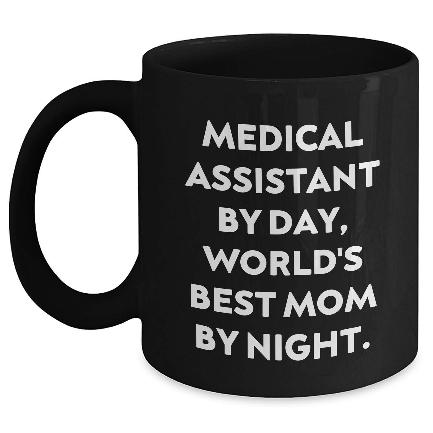 Medical Assistants Rock Gifts for Mom Graduation Black Coffee Mug - Main
