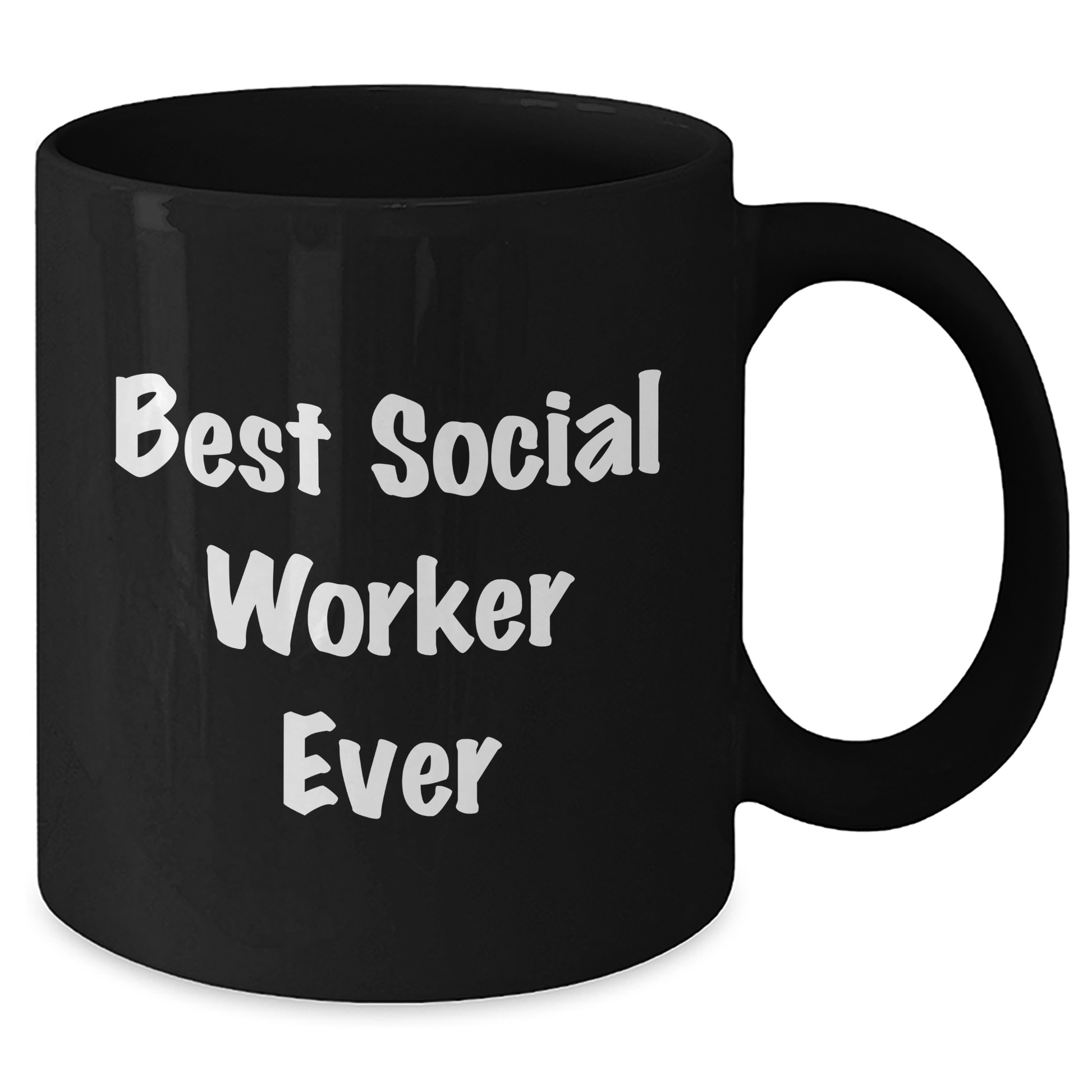 Funny Social Worker Gifts, Best Social Worker Ever Quote, Black Coffee Mug for Social Worker, Gifts from Men to Social Worker, Unique Father's Day Unique Gifts for Him - Additional