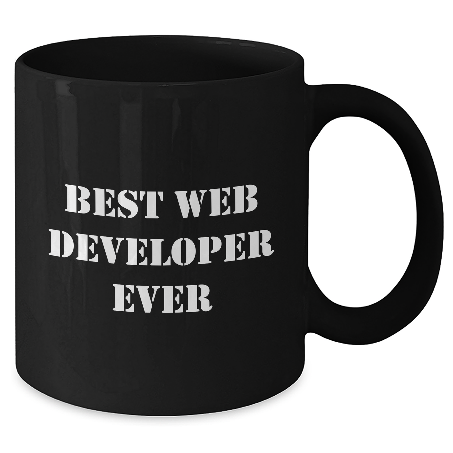 Funny Web Developer Gifts from Friends for Him - Best Web Developer Ever Quote Black Coffee Mug, Graduation Unique Gifts - Additional